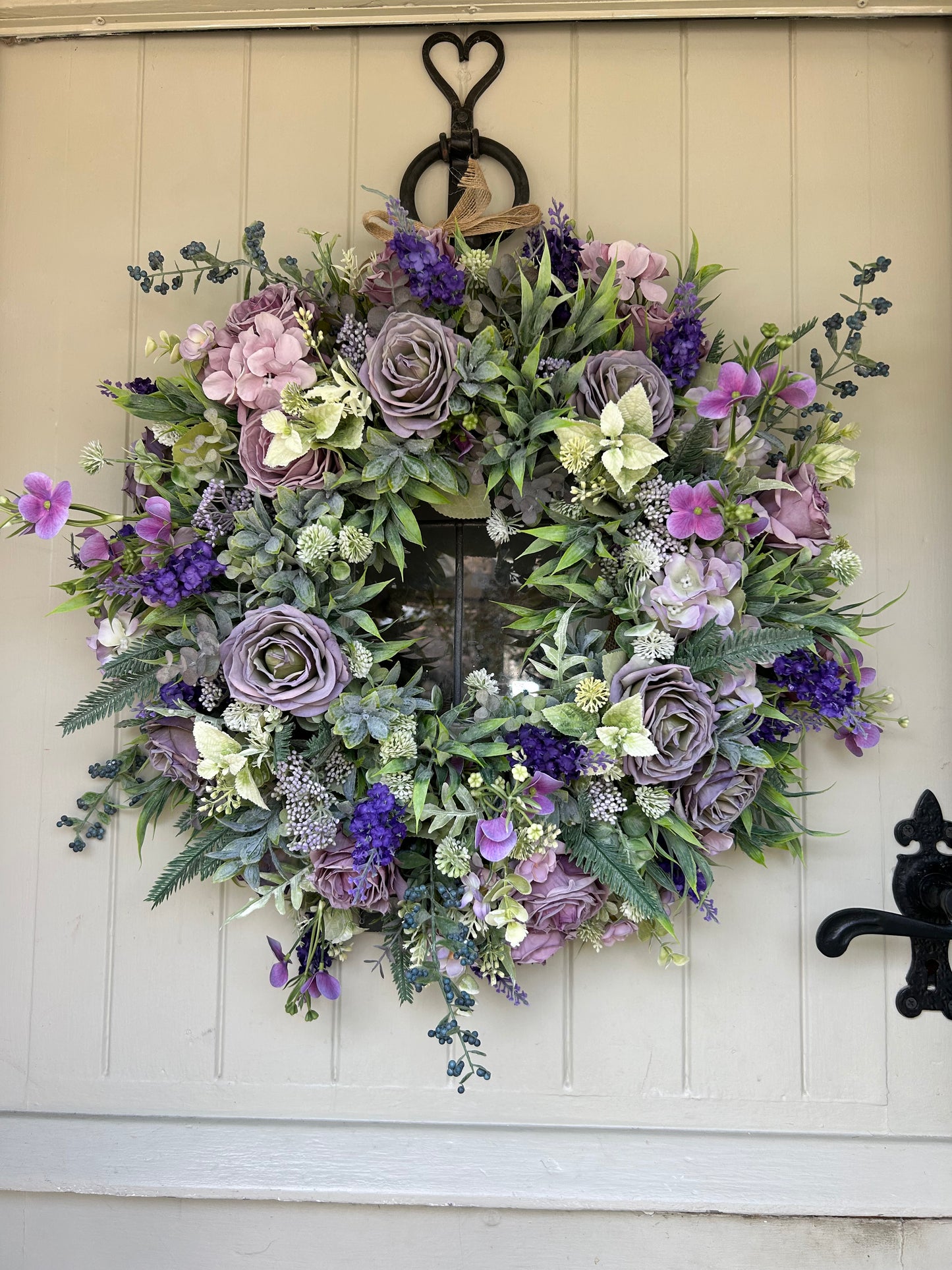 “KACEY” artificial wreath (FREE P&P