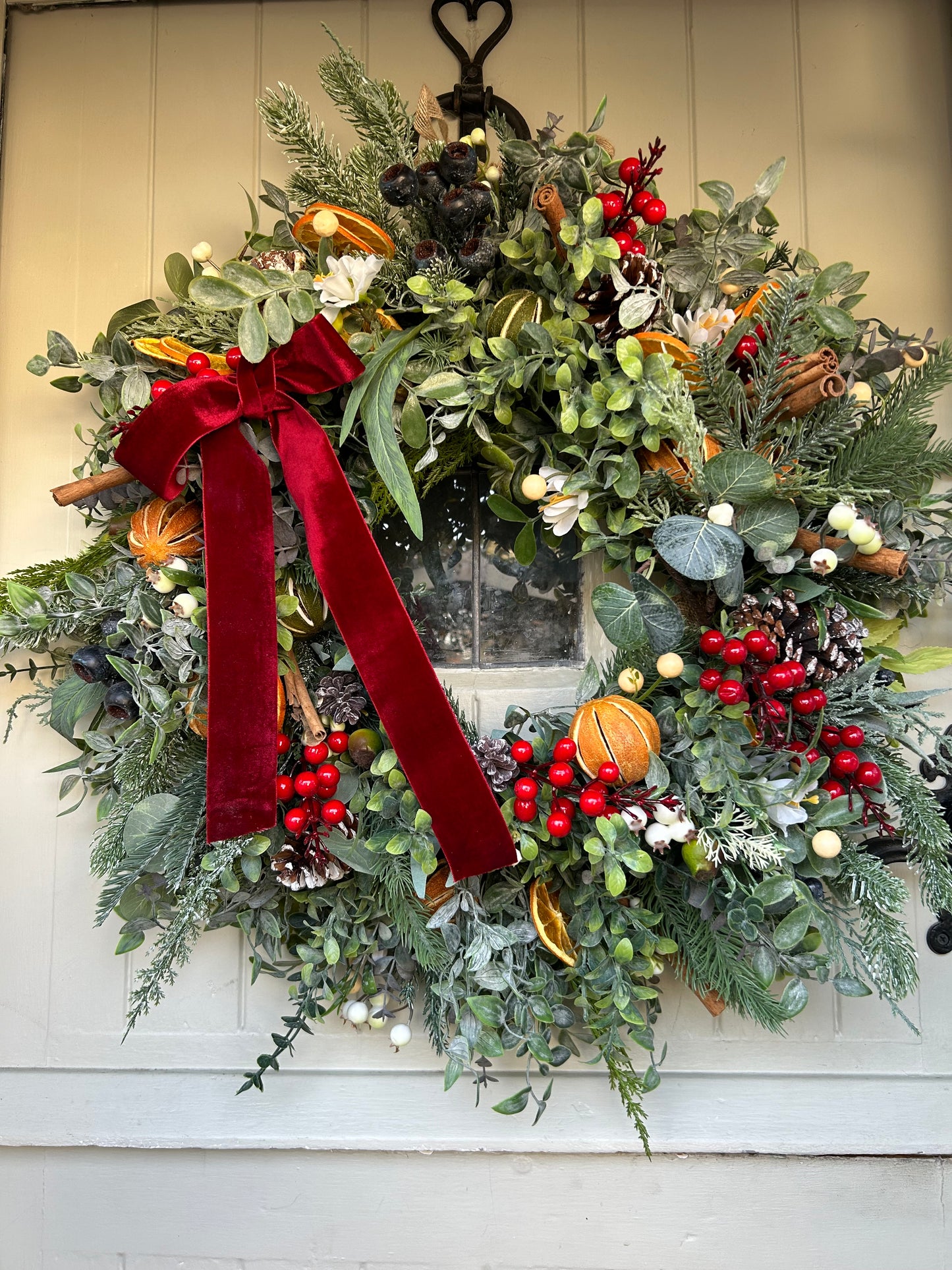 “NIAMPH” limited edition winter artificial wreath (FREE P&P)