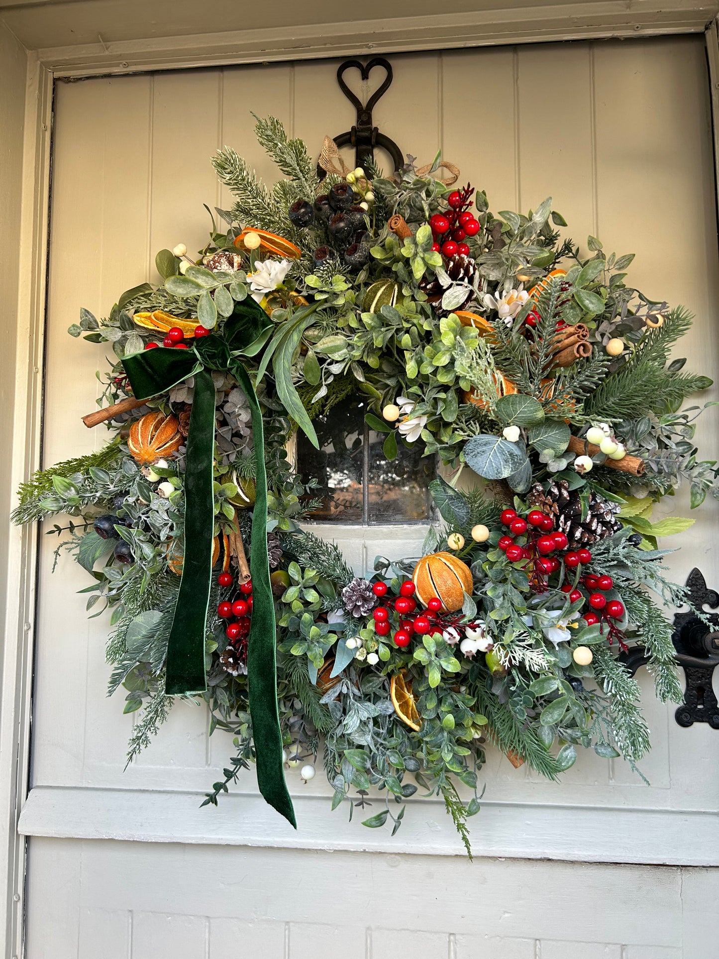 “NIAMPH” limited edition winter artificial wreath (FREE P&P)