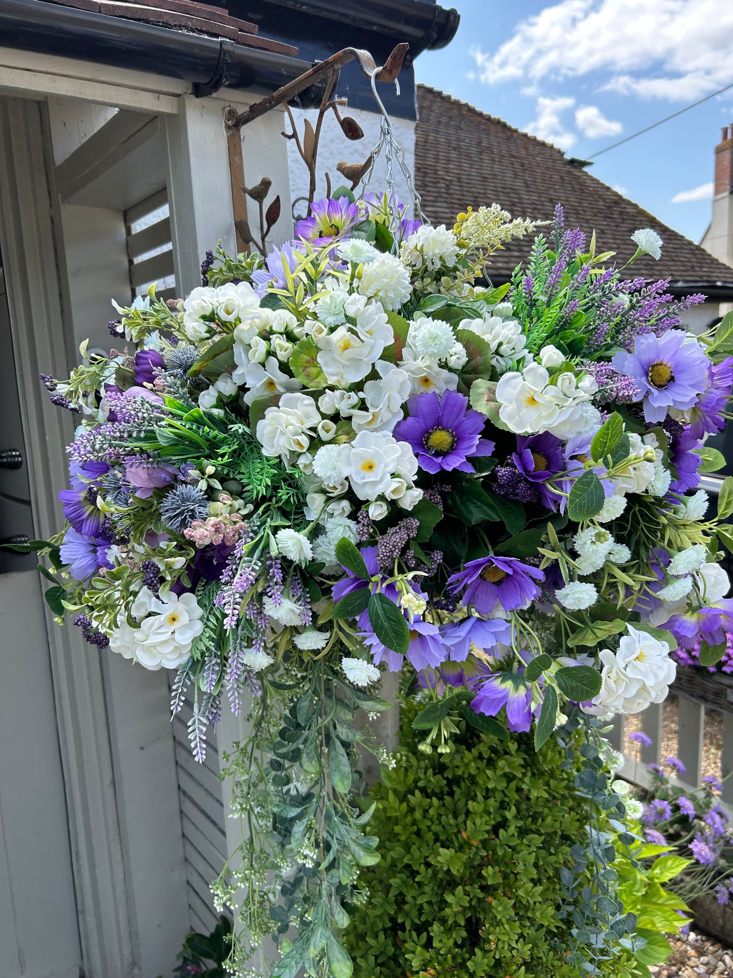 “Lauren” Luxury artificial hanging basket (FREE P&P)