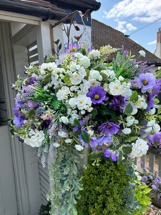 “Lauren” Luxury artificial hanging basket (FREE P&P)