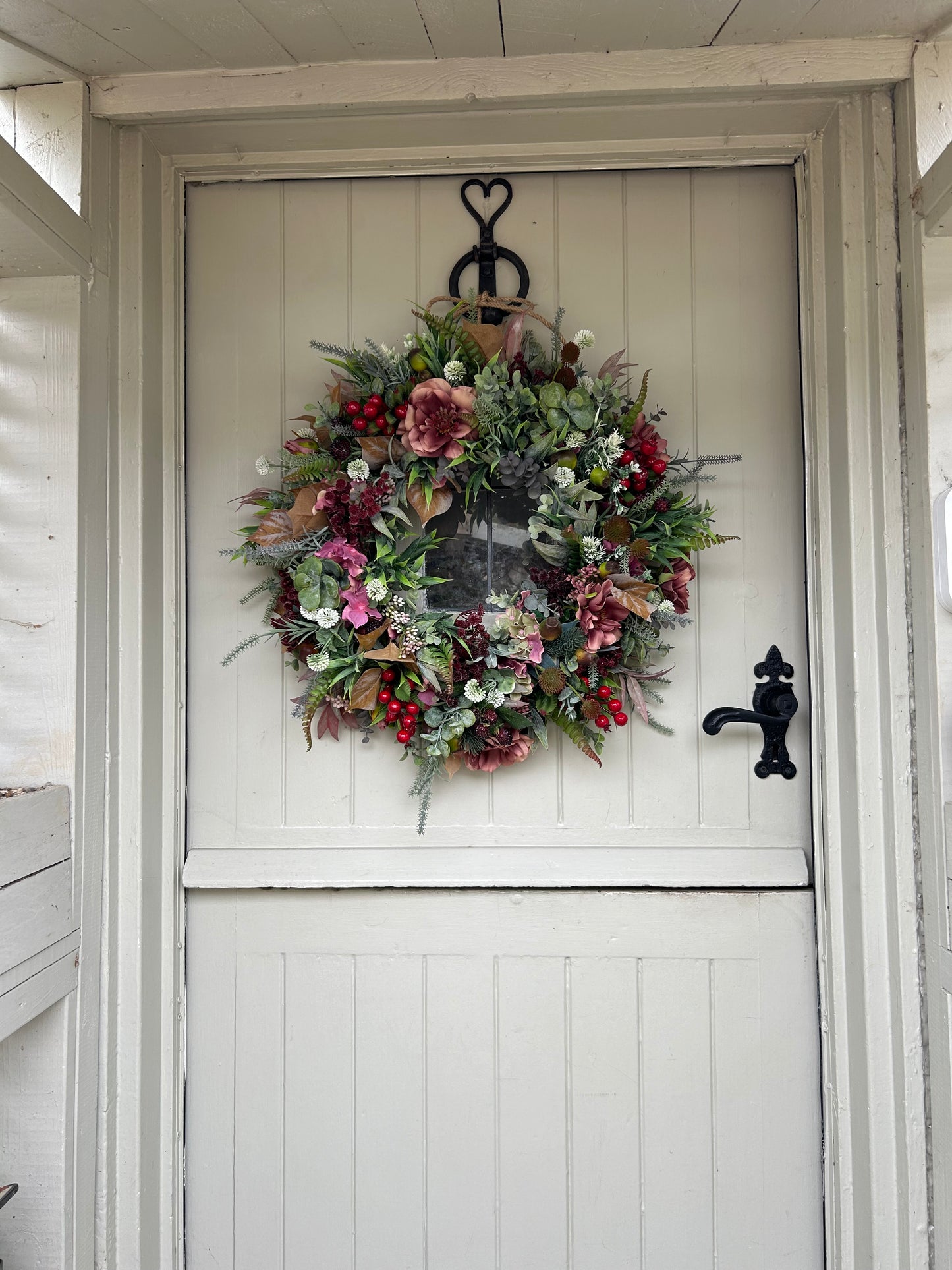 “BERRY” autumn artificial wreath (FREE P&P)