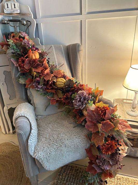 “PUMPKIN SPICE” garland (optional sizes) FREE P&P