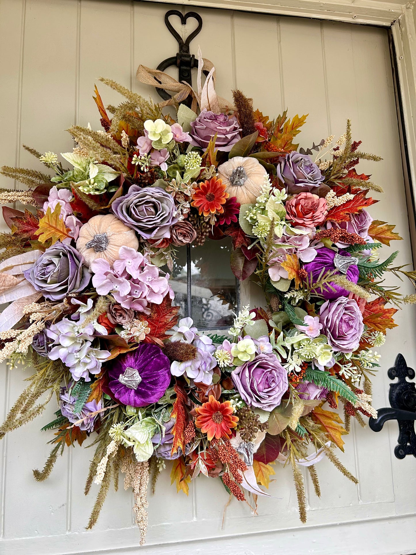 “BERYL” autumn artificial wreath (FREE P&P)