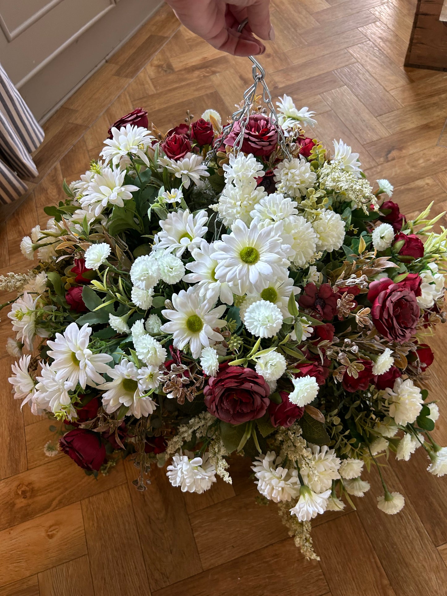 “MAY” Luxury artificial hanging basket (FREE P&P)