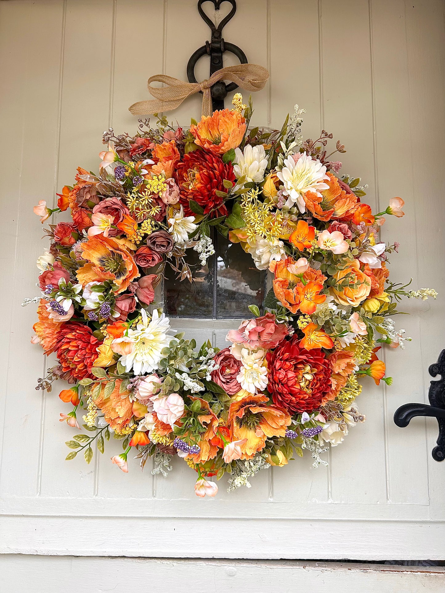 “OLIVER” faux wreath (FREE P&P)