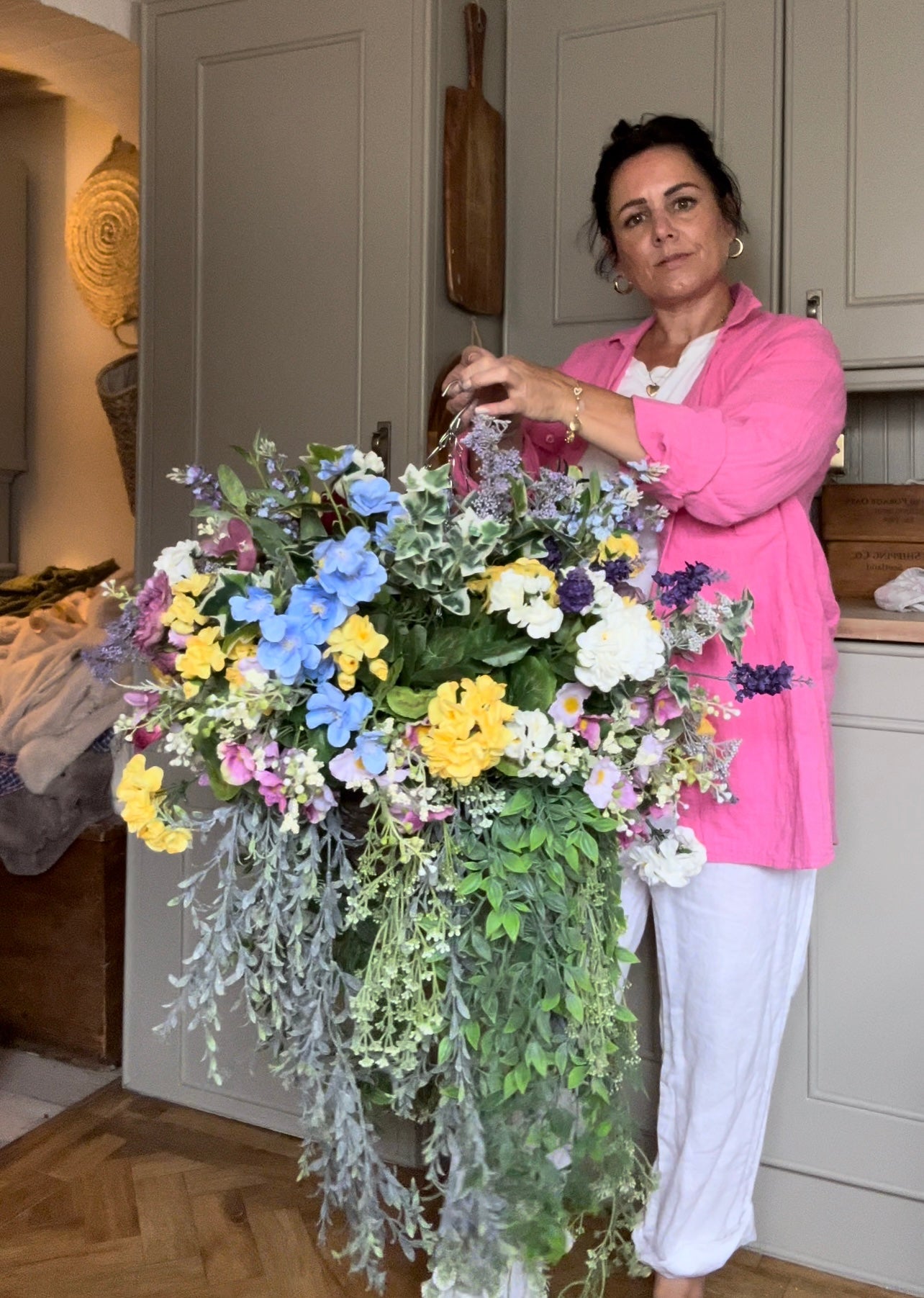 “Dream” Luxury artificial hanging basket (FREE P&P)