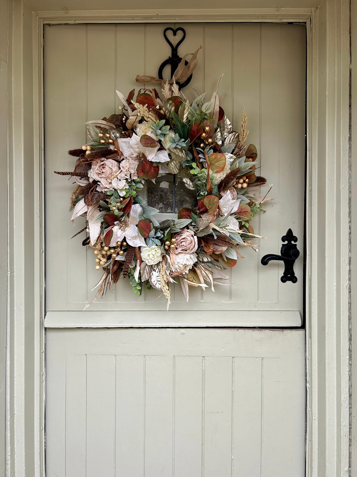 winter artificial wreath (FREE P&P)
