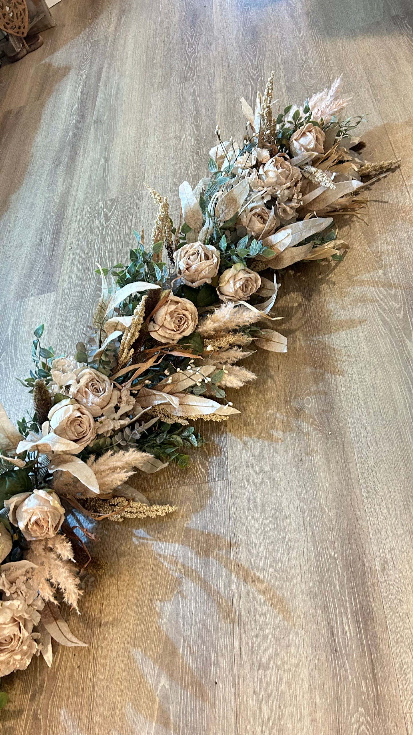 Pampas oats garland (FREE P&P)