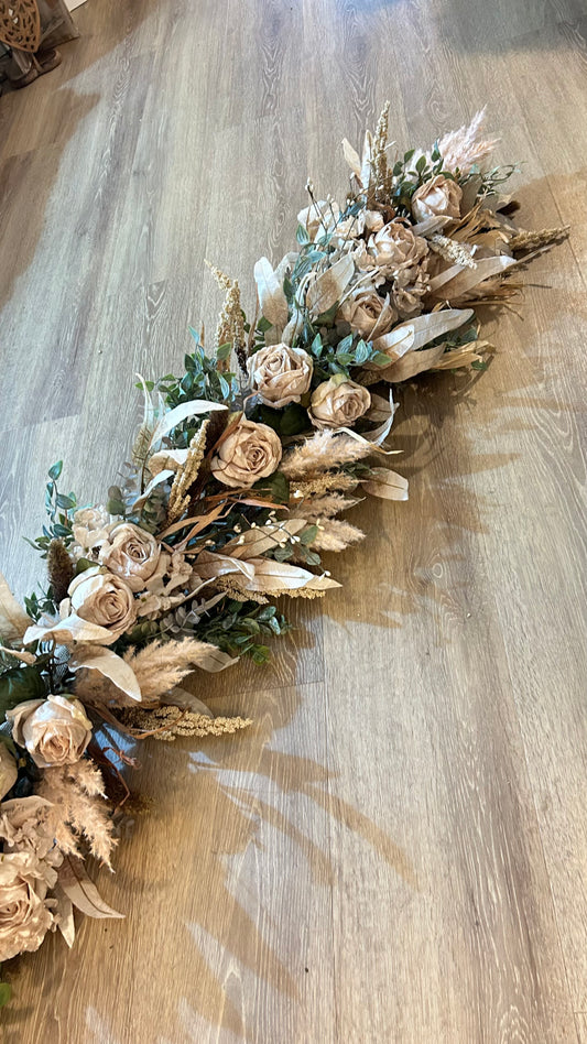 Pampas oats garland (FREE P&P)