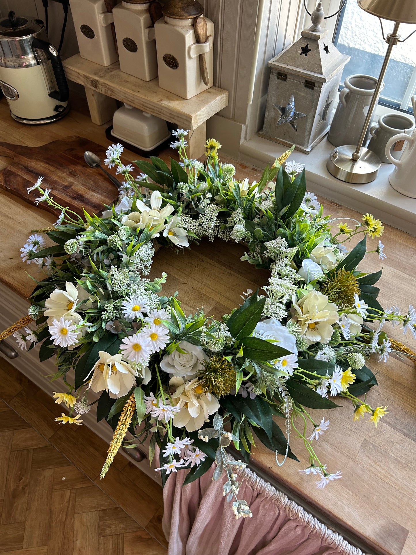 Summer artificial wreath (FREE P&P)