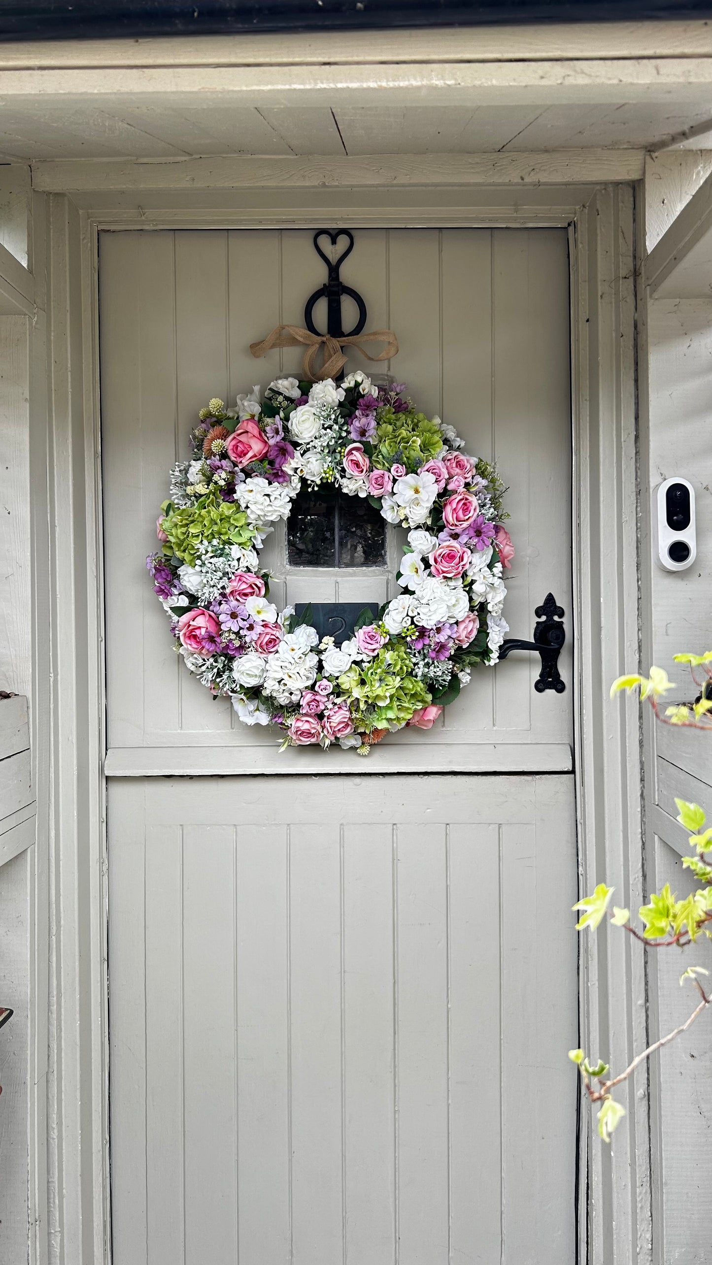 “LILLY”artificial wreath (FREE P&P)