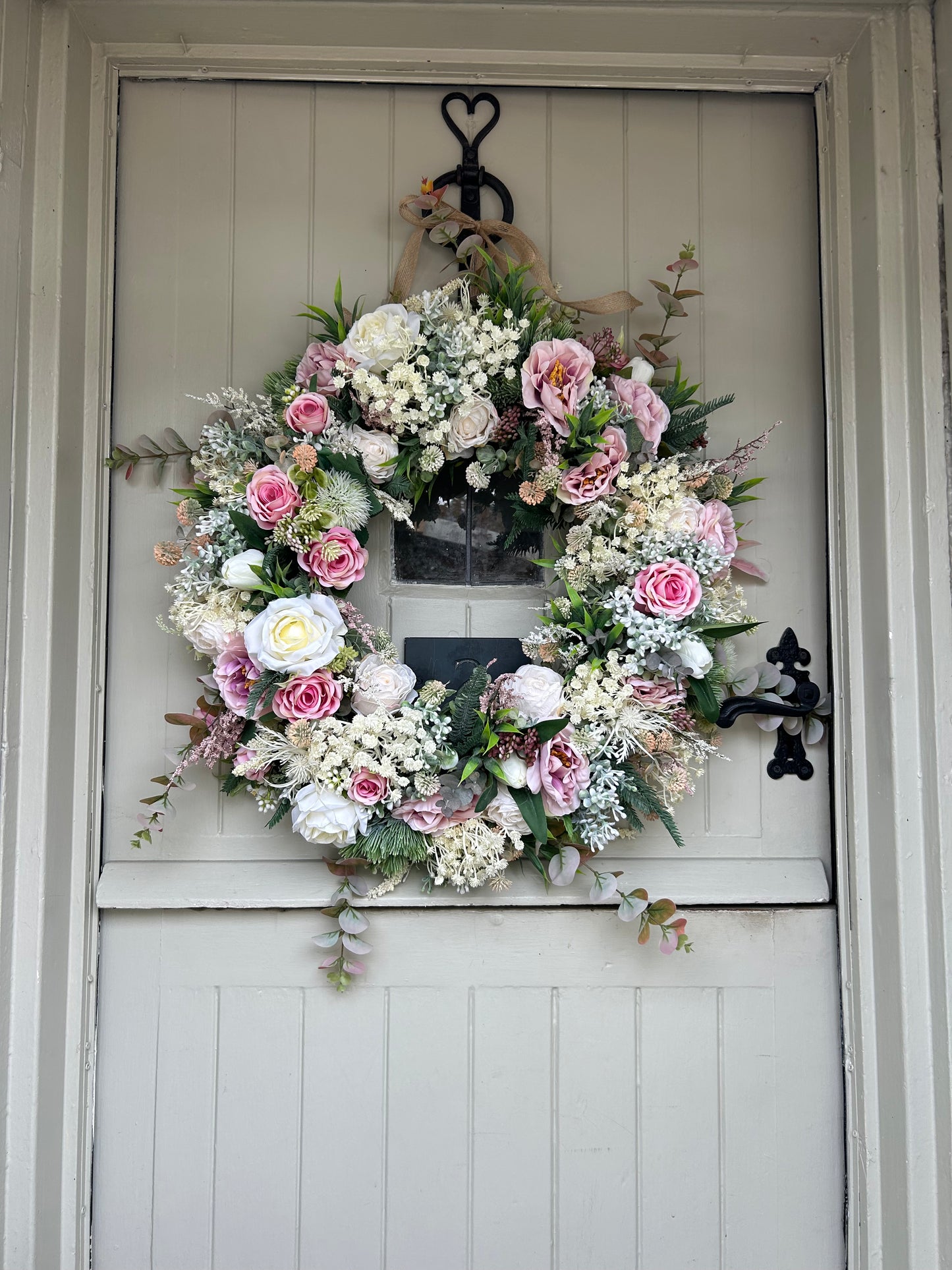 “JESSY” faux wreath (FREE P&P)