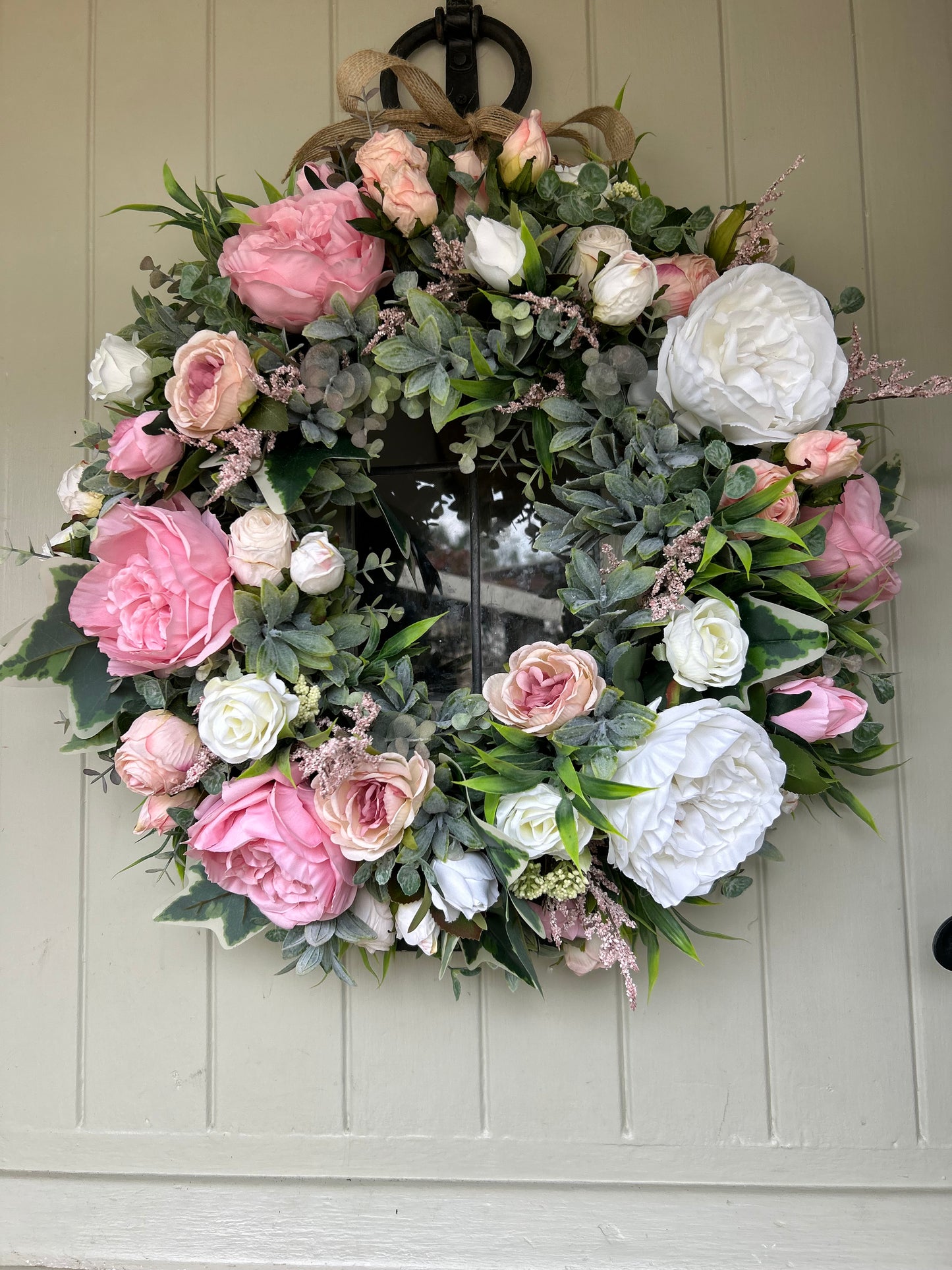“LEAH” faux wreath (FREE P&P)