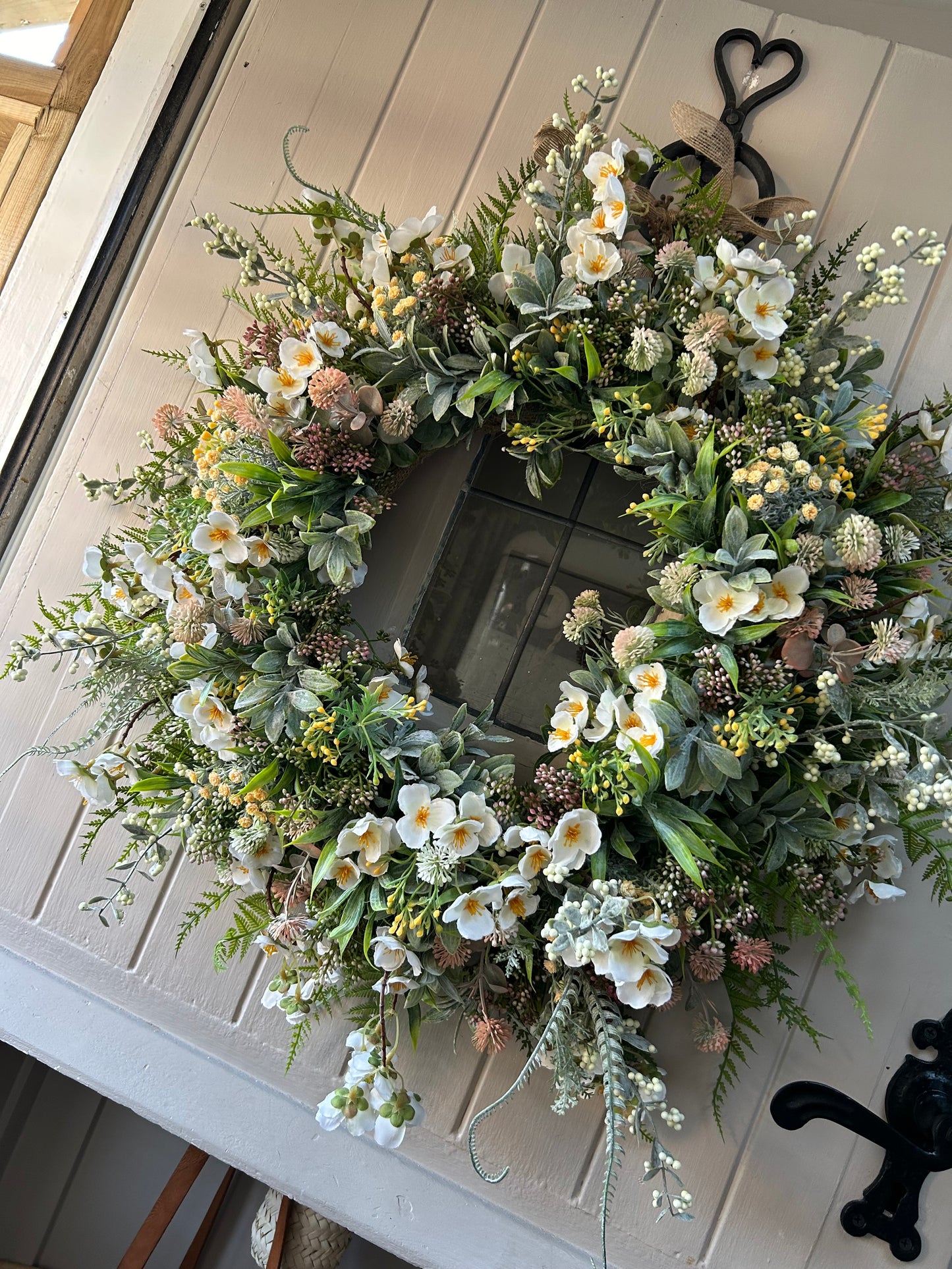 “CATHERINE” best selling faux wreath (FREE P&P)