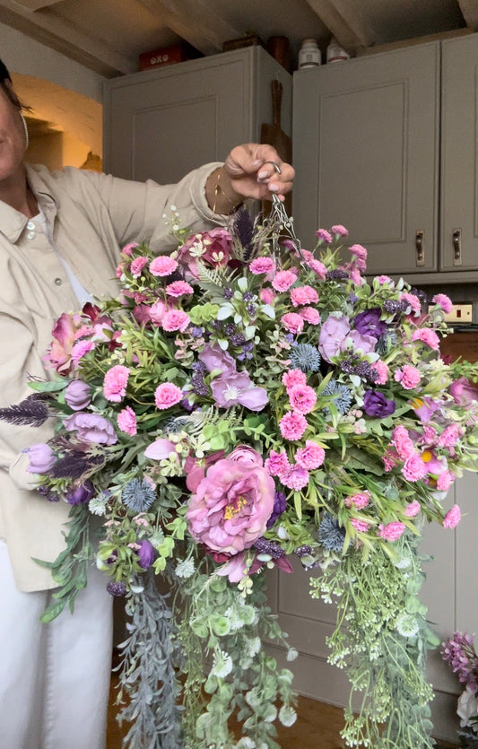 “SOPHIE” restock (Luxury artificial hanging basket FREE P&P)