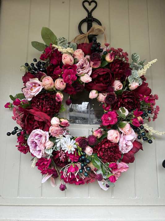 “MARIE” faux wreath (FREE P&P