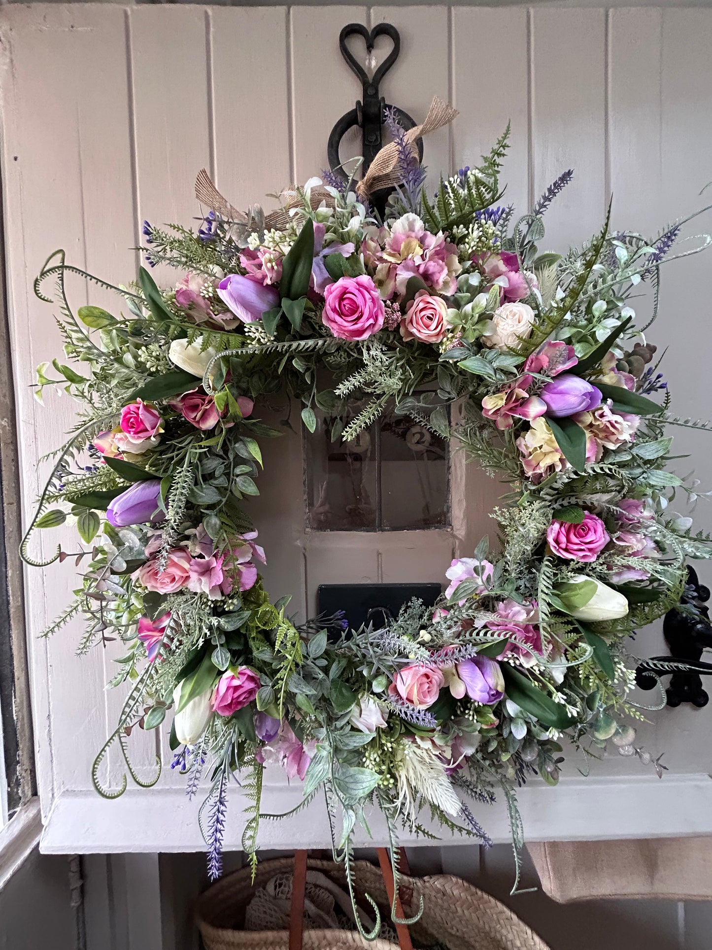 “KYLIE” faux wreath (FREE P&P)