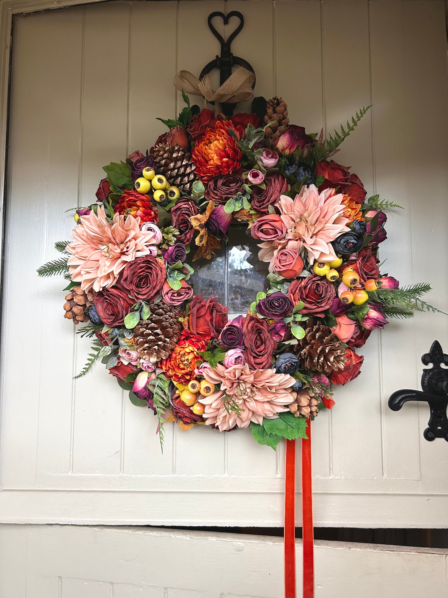 “VIV” artificial wreath (FREE P&P)