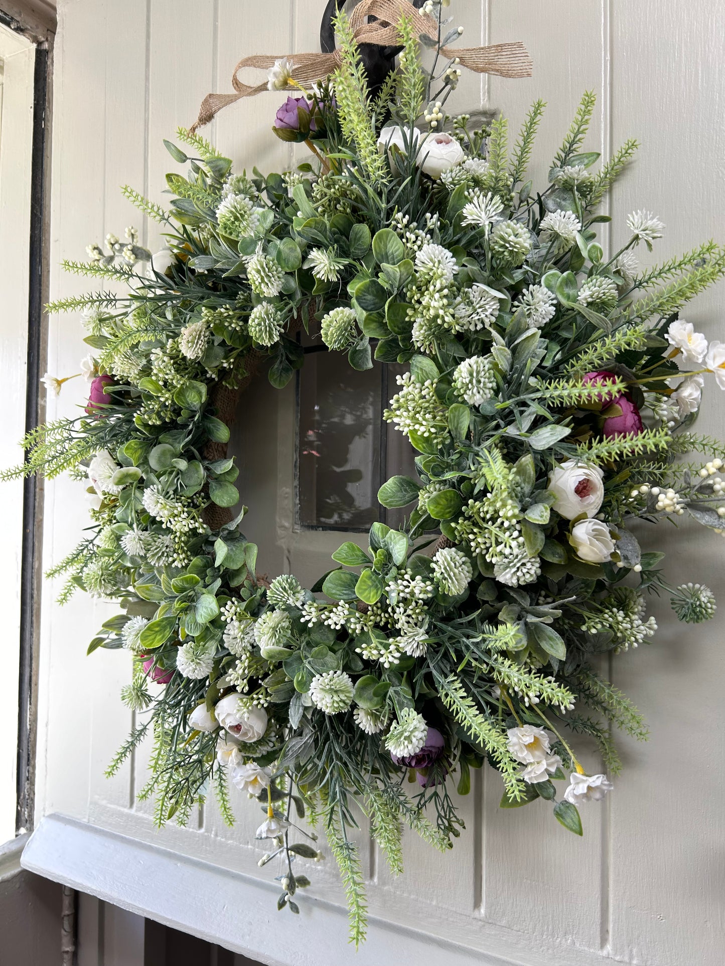 “MARGOT” spring/ summer wreath (FREE P&P)
