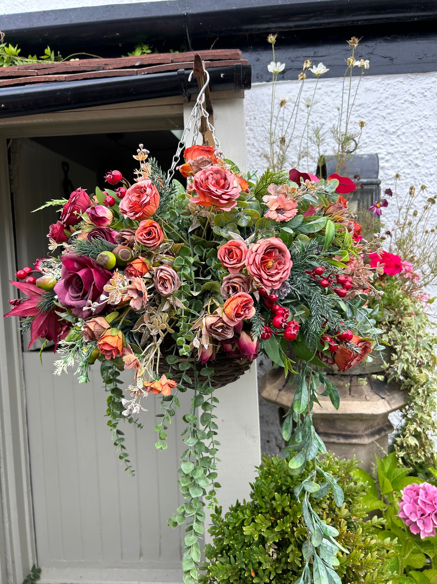“ELOUISE” Luxury artificial hanging basket (FREE P&P)