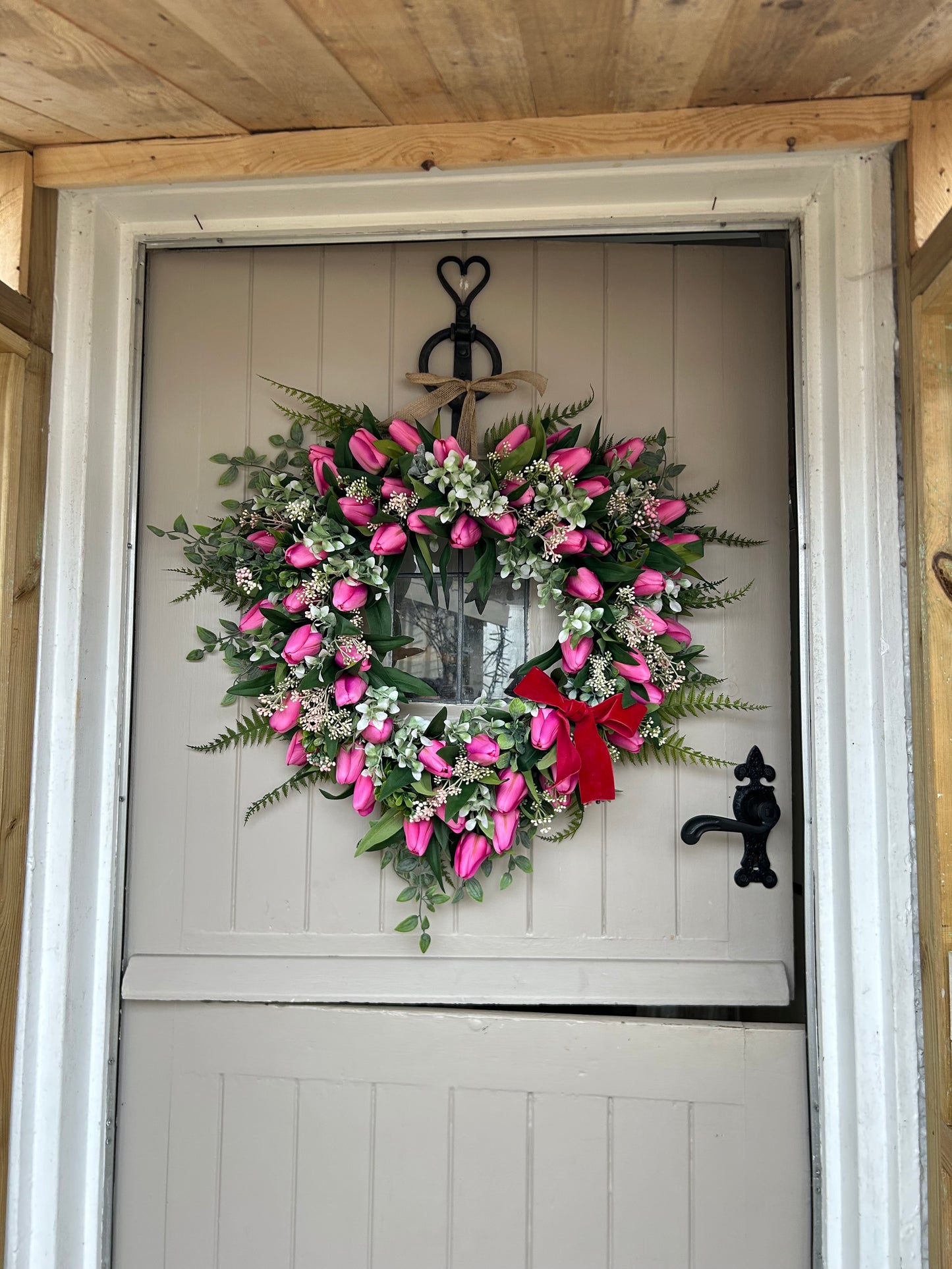 “GRACIE” faux wreath (FREE P&P