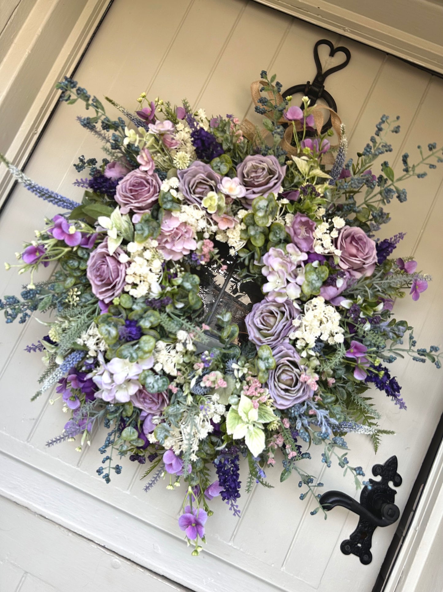 “LUELLA” artificial wreath (FREE P&P