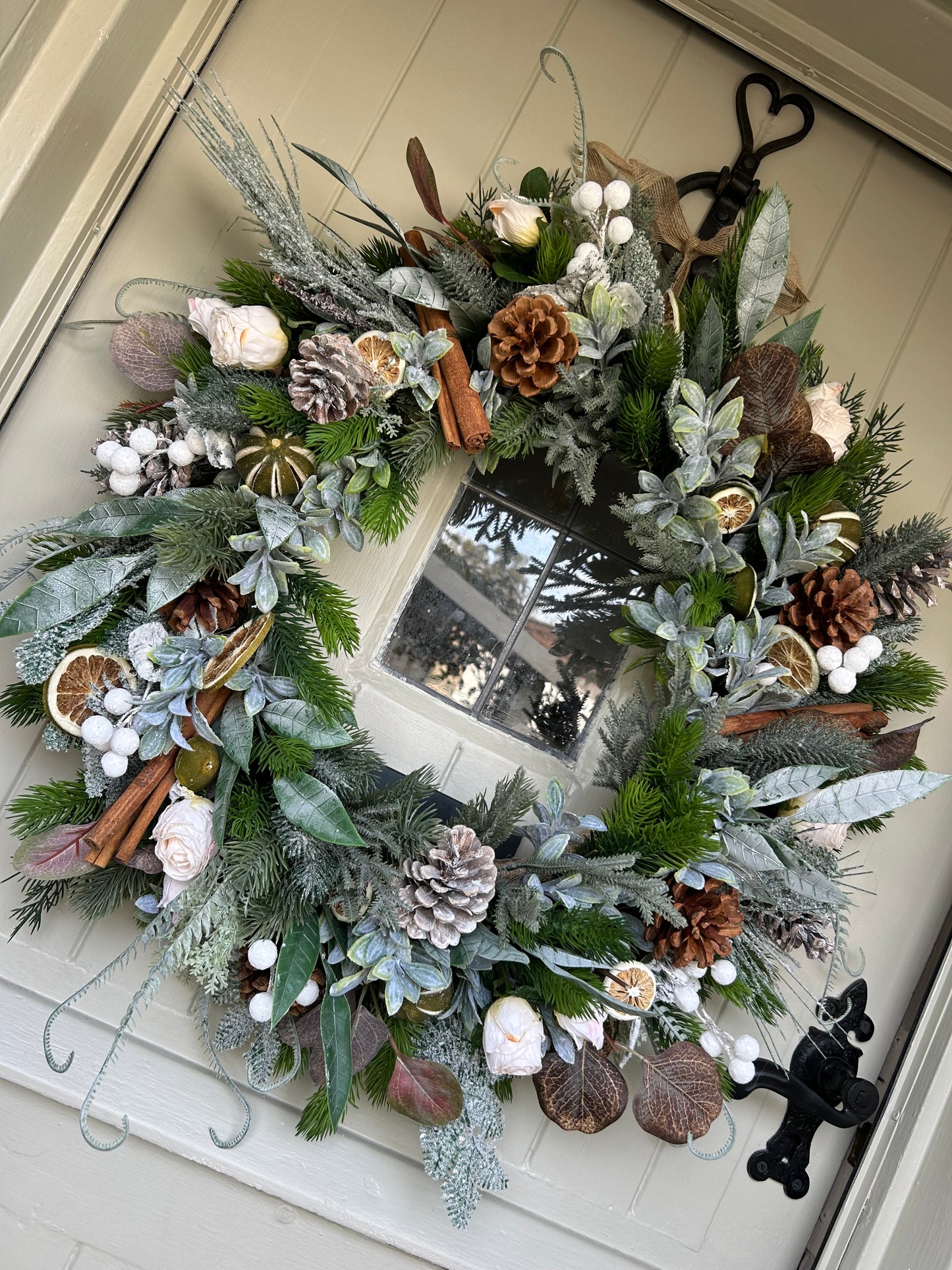 “FENTON” luxury christmas faux wreath (FREE P&P)