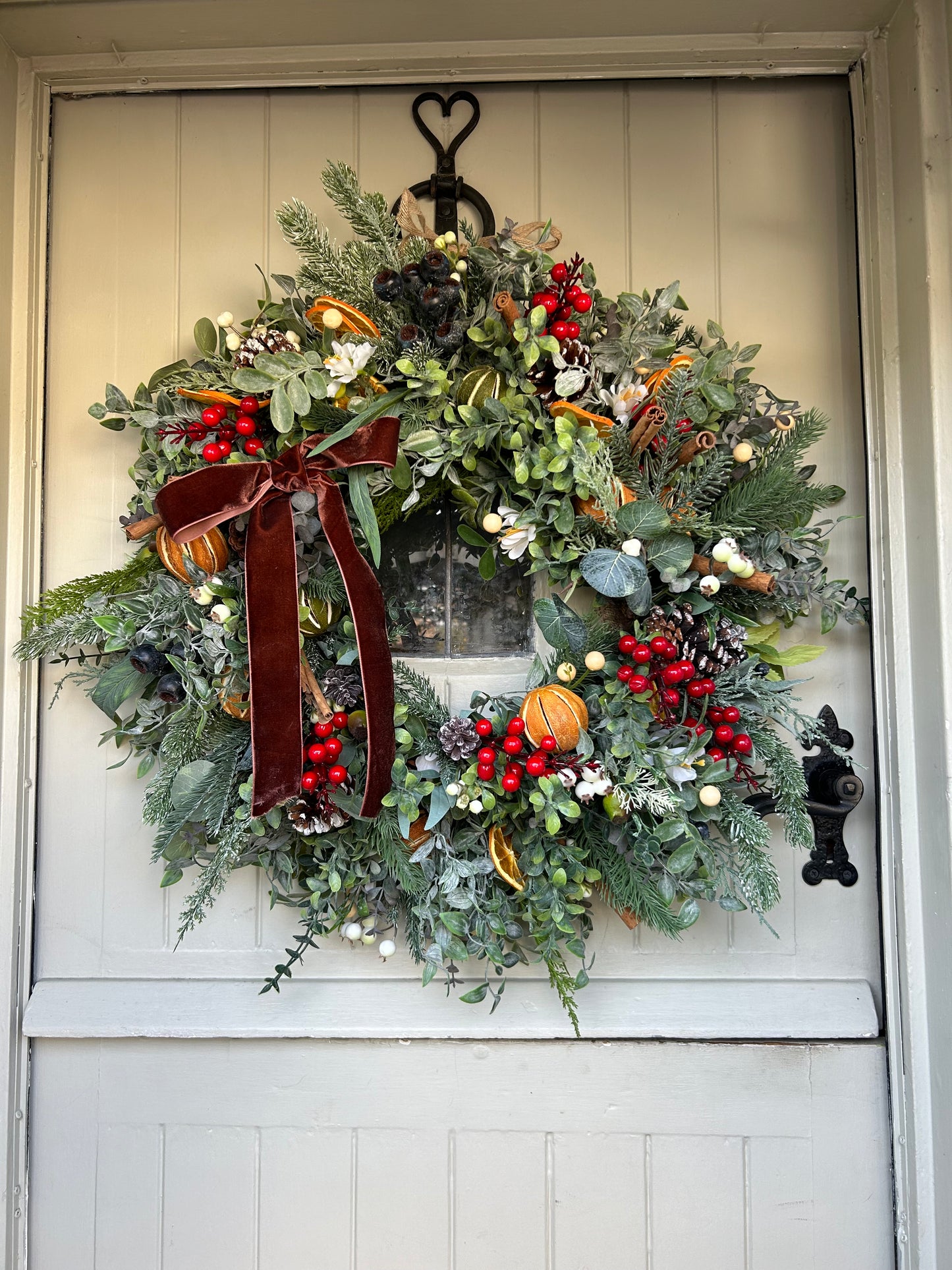 “NIAMPH” limited edition winter artificial wreath (FREE P&P)