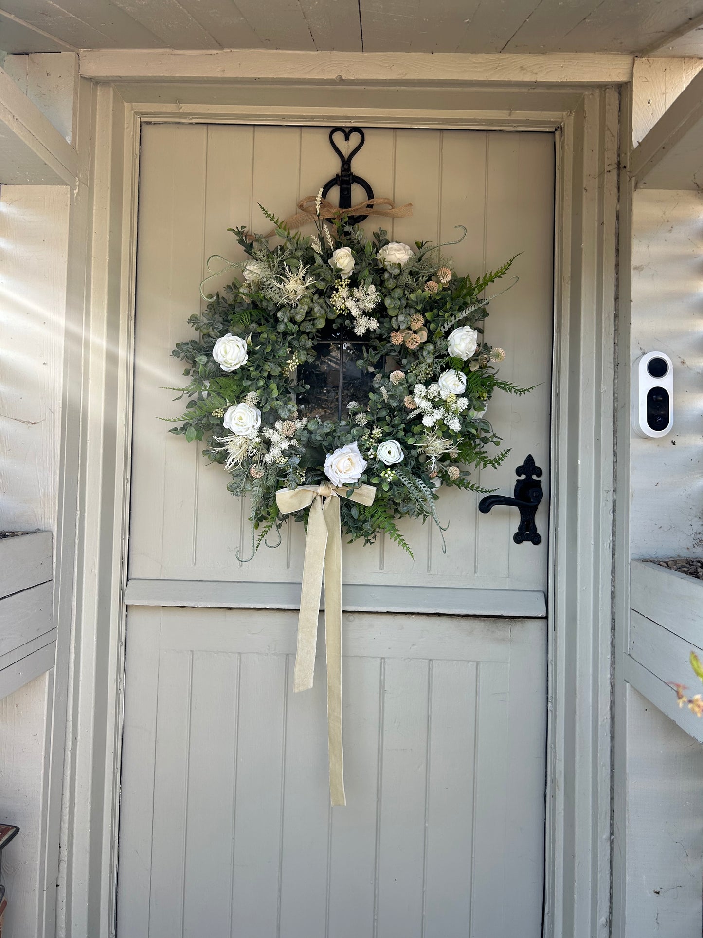 “YAZ” natural all year faux wreath (FREE P&P
