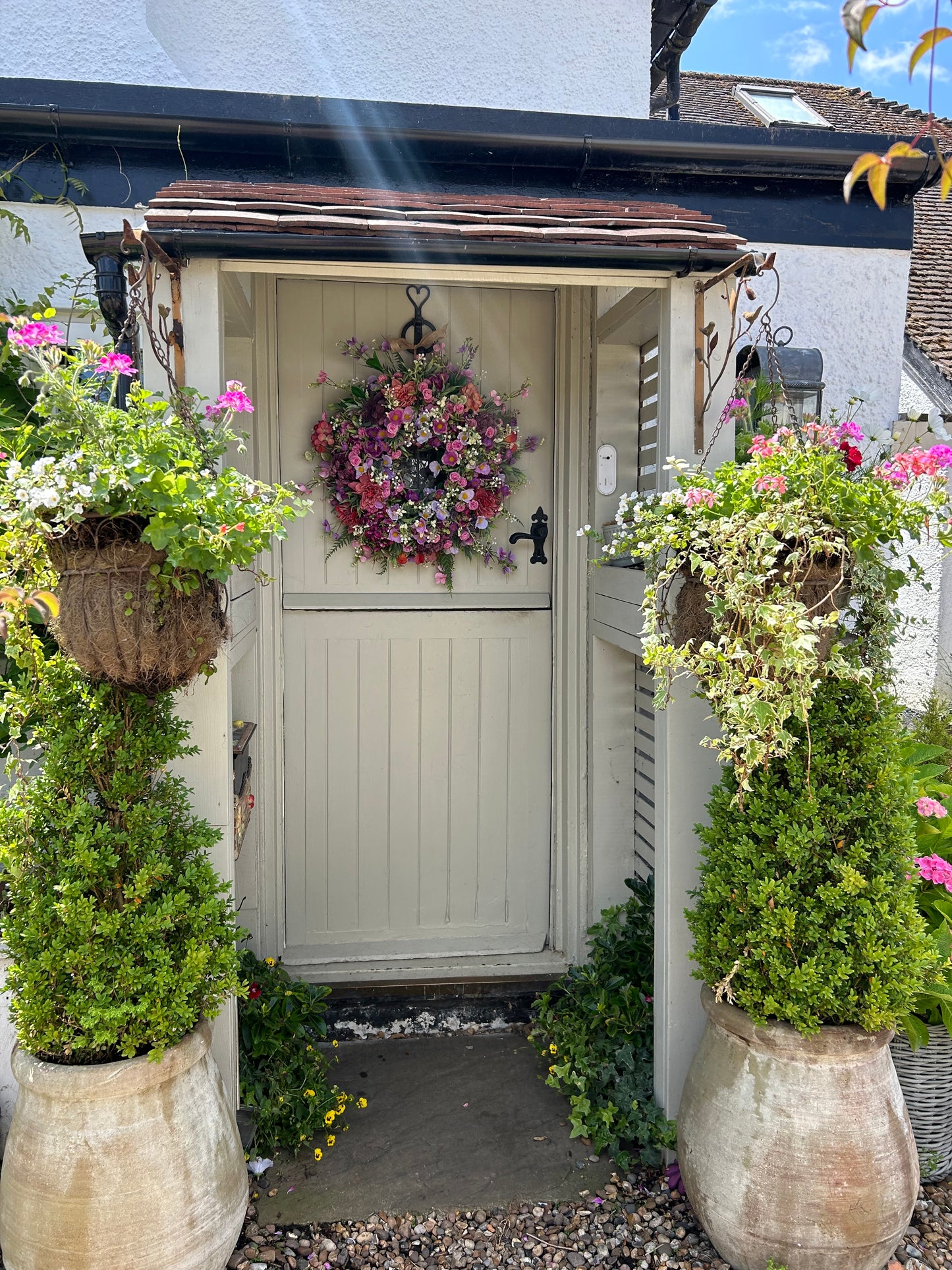 “HARTLEY” ARTIFICIAL wreath (FREE P&P