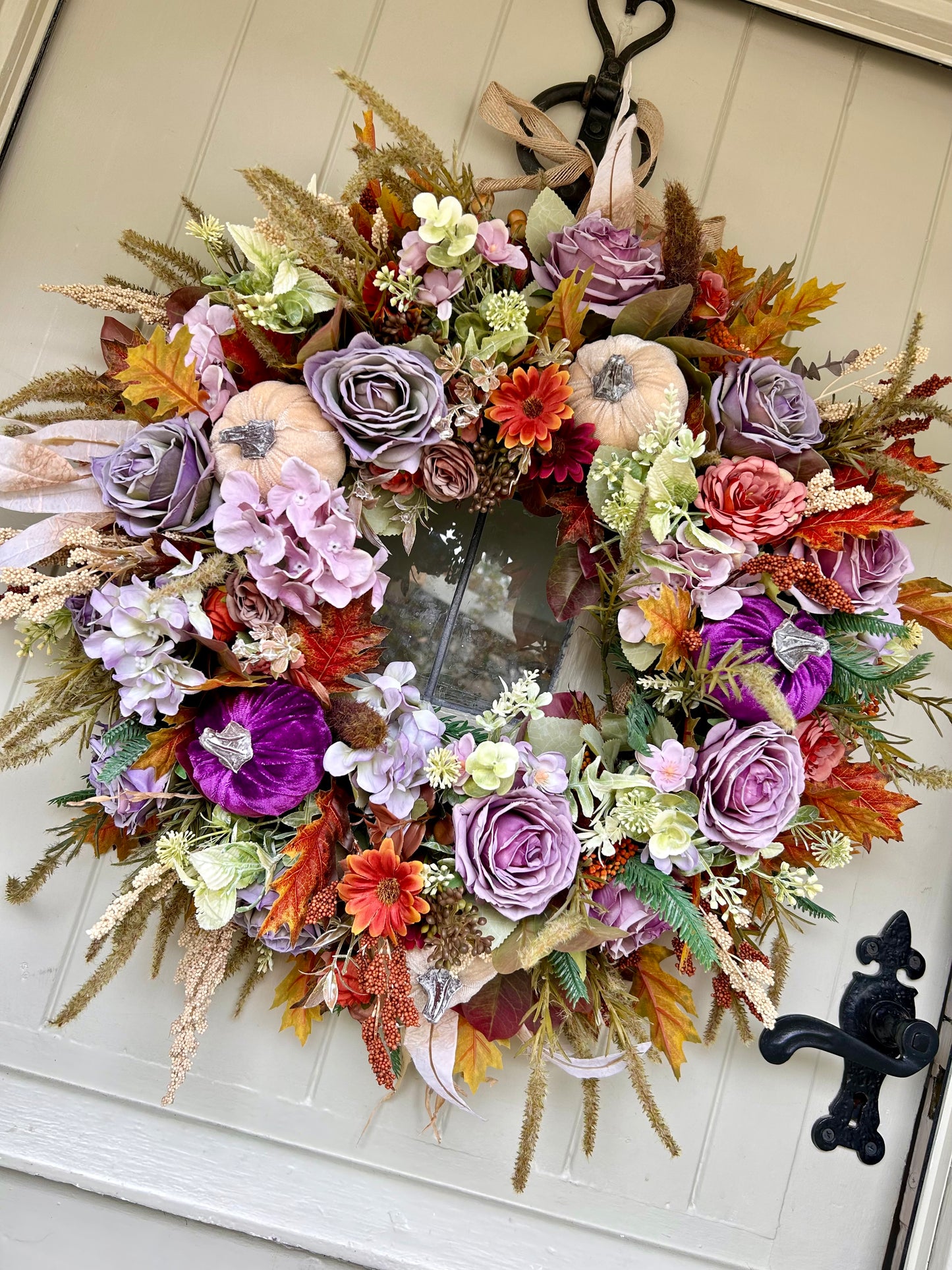 “BERYL” autumn artificial wreath (FREE P&P)
