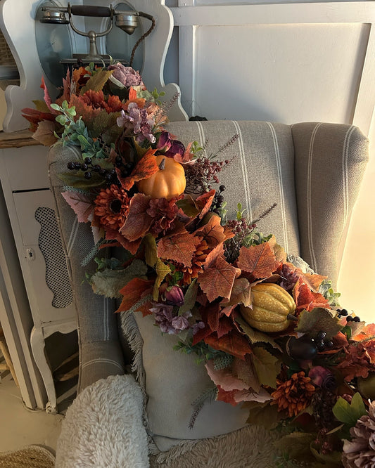 “PUMPKIN SPICE” garland (optional sizes) FREE P&P