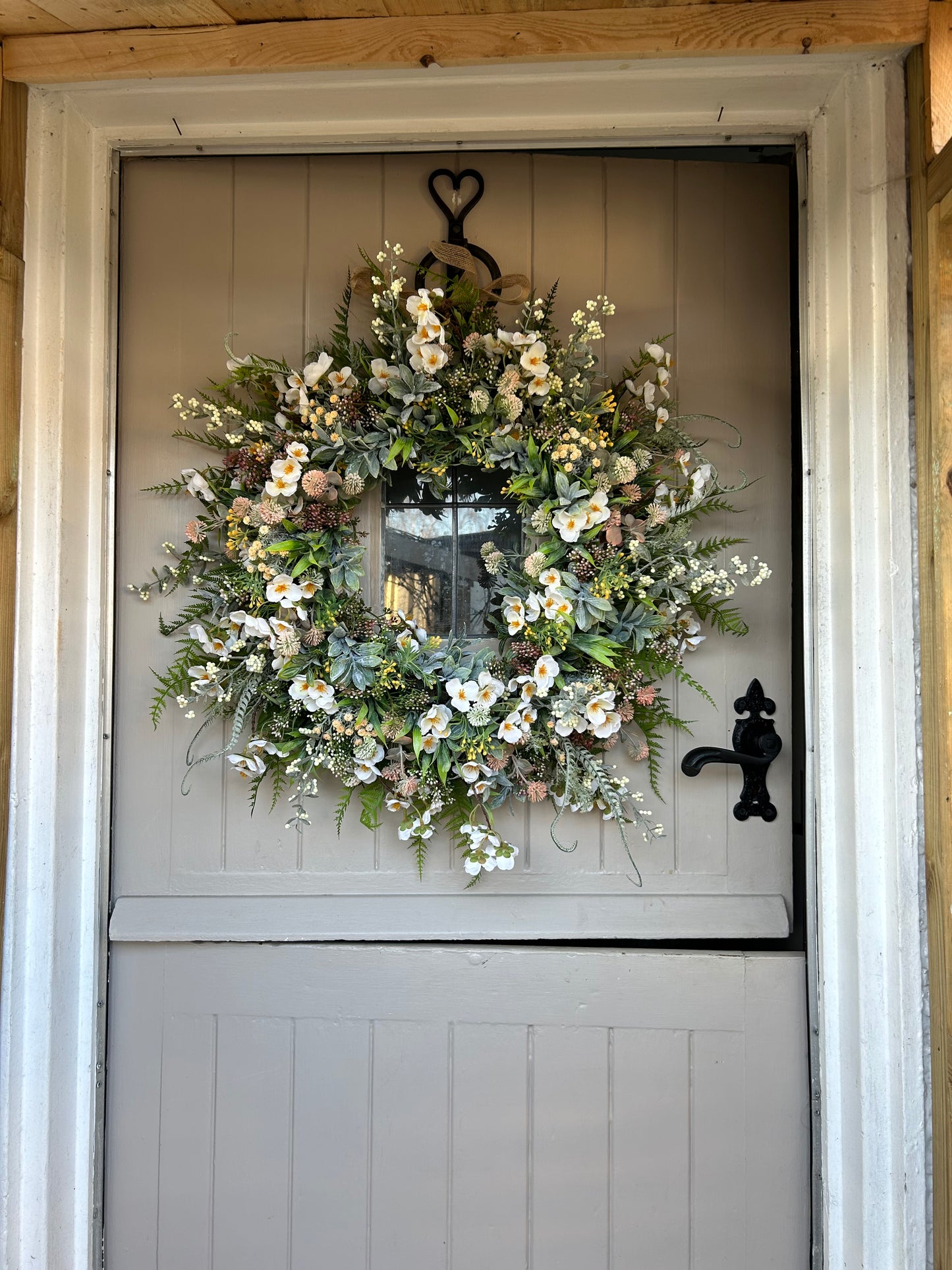 “CATHERINE” best selling faux wreath (FREE P&P)