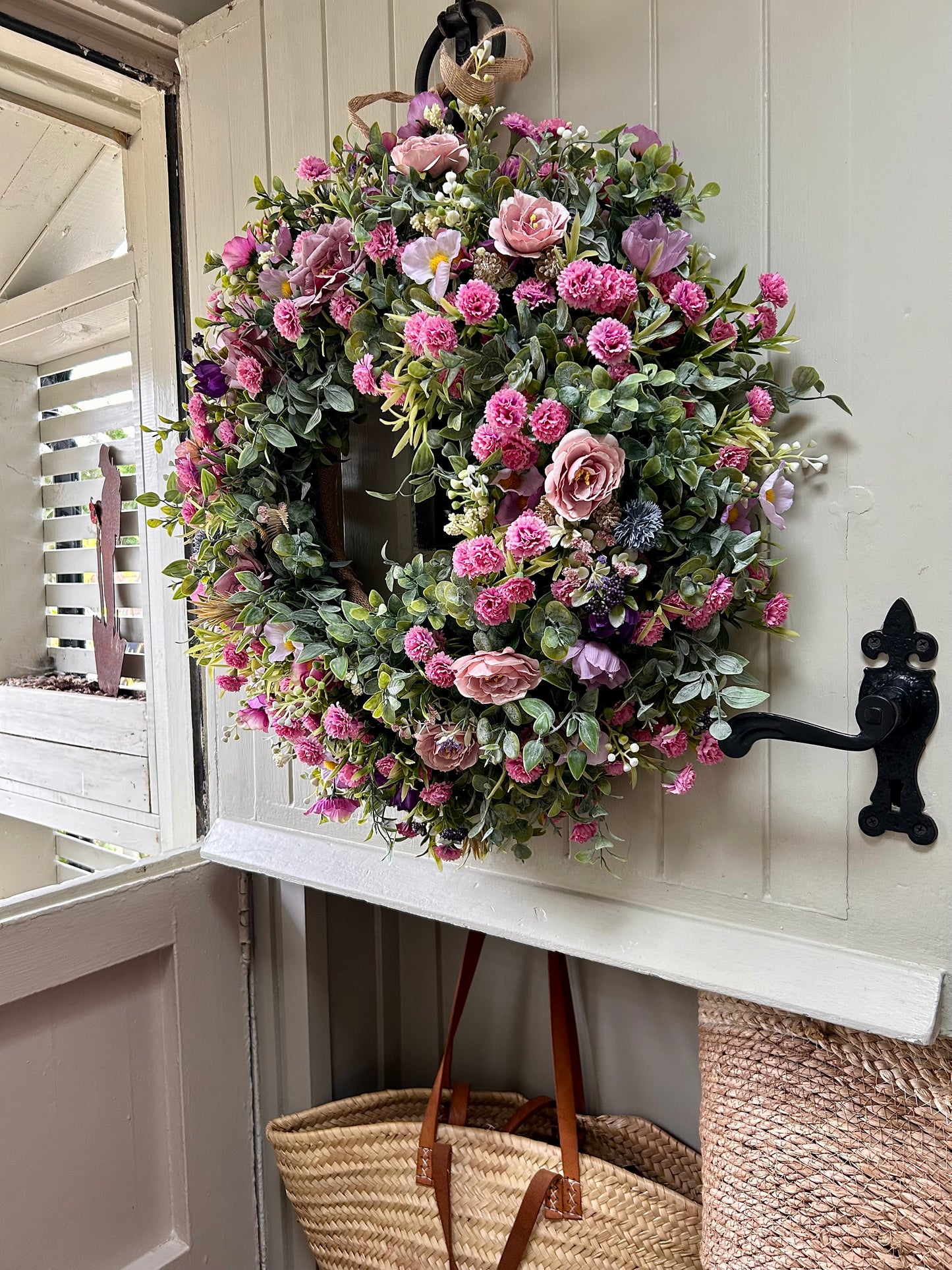 “SOPHIE” faux wreath (FREE P&P)