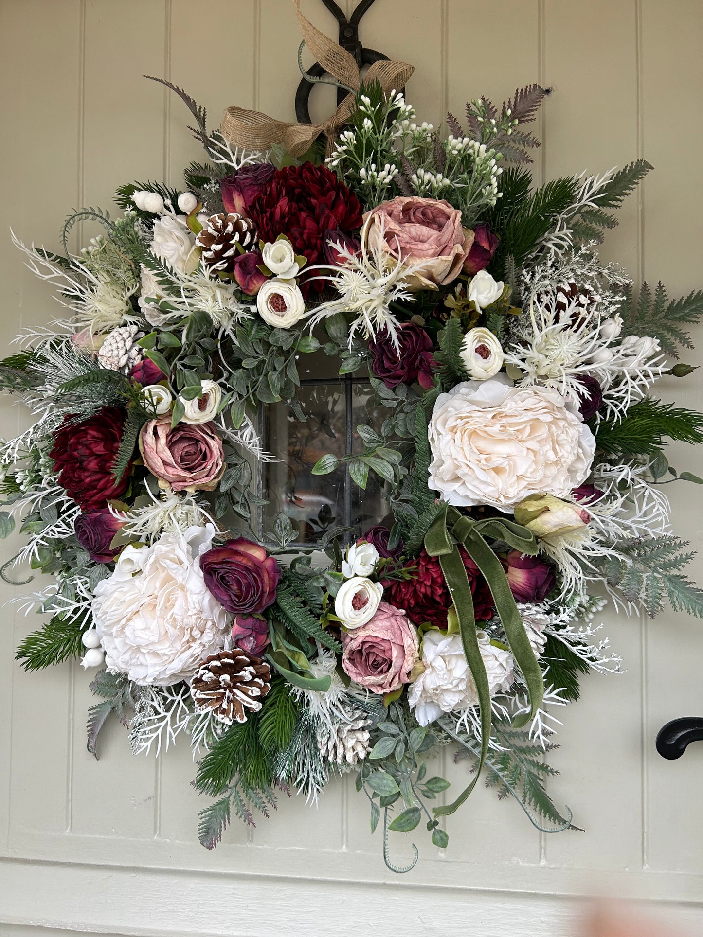 “ICE QUEEN” Christmas wreath (FREE P&P)