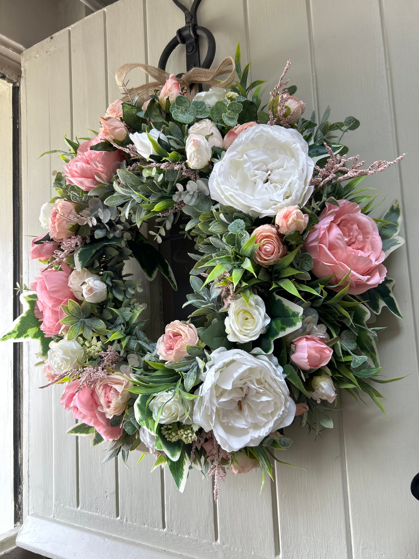 “LEAH” faux wreath (FREE P&P)