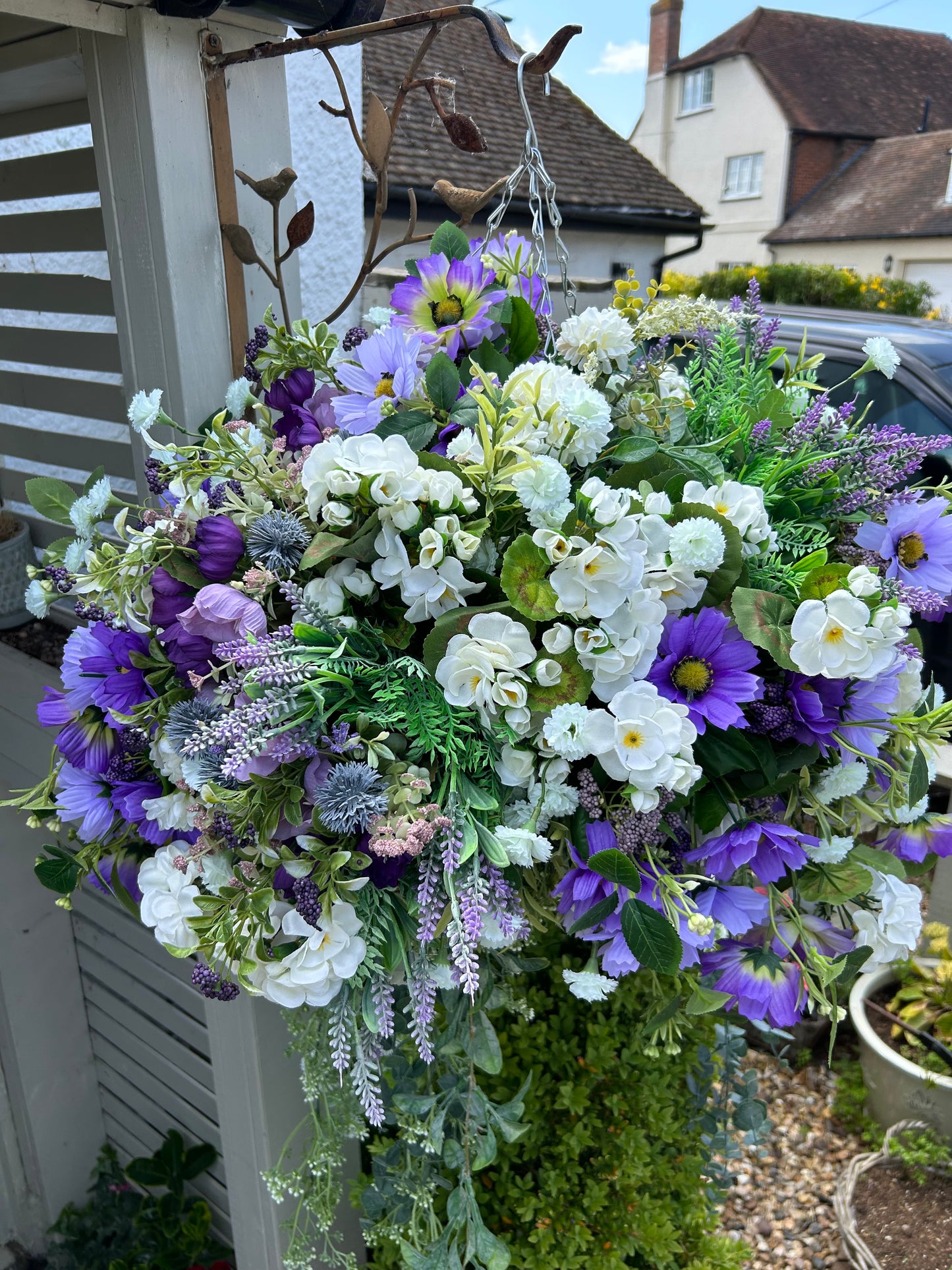 “Lauren” Luxury artificial hanging basket (FREE P&P)
