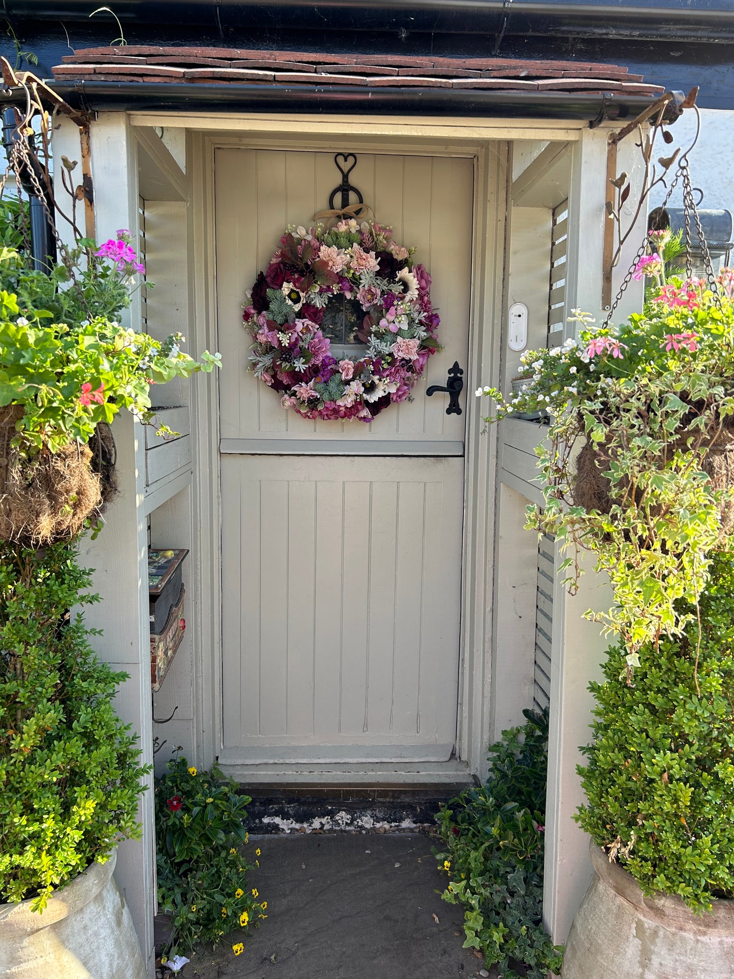 “ANNA” ARTIFICIAL wreath (FREE P&P)