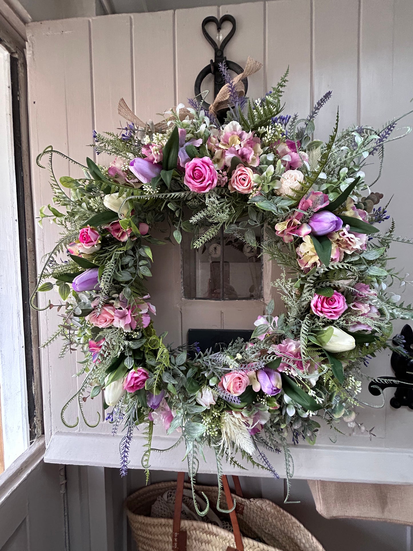 “KYLIE” faux wreath (FREE P&P)