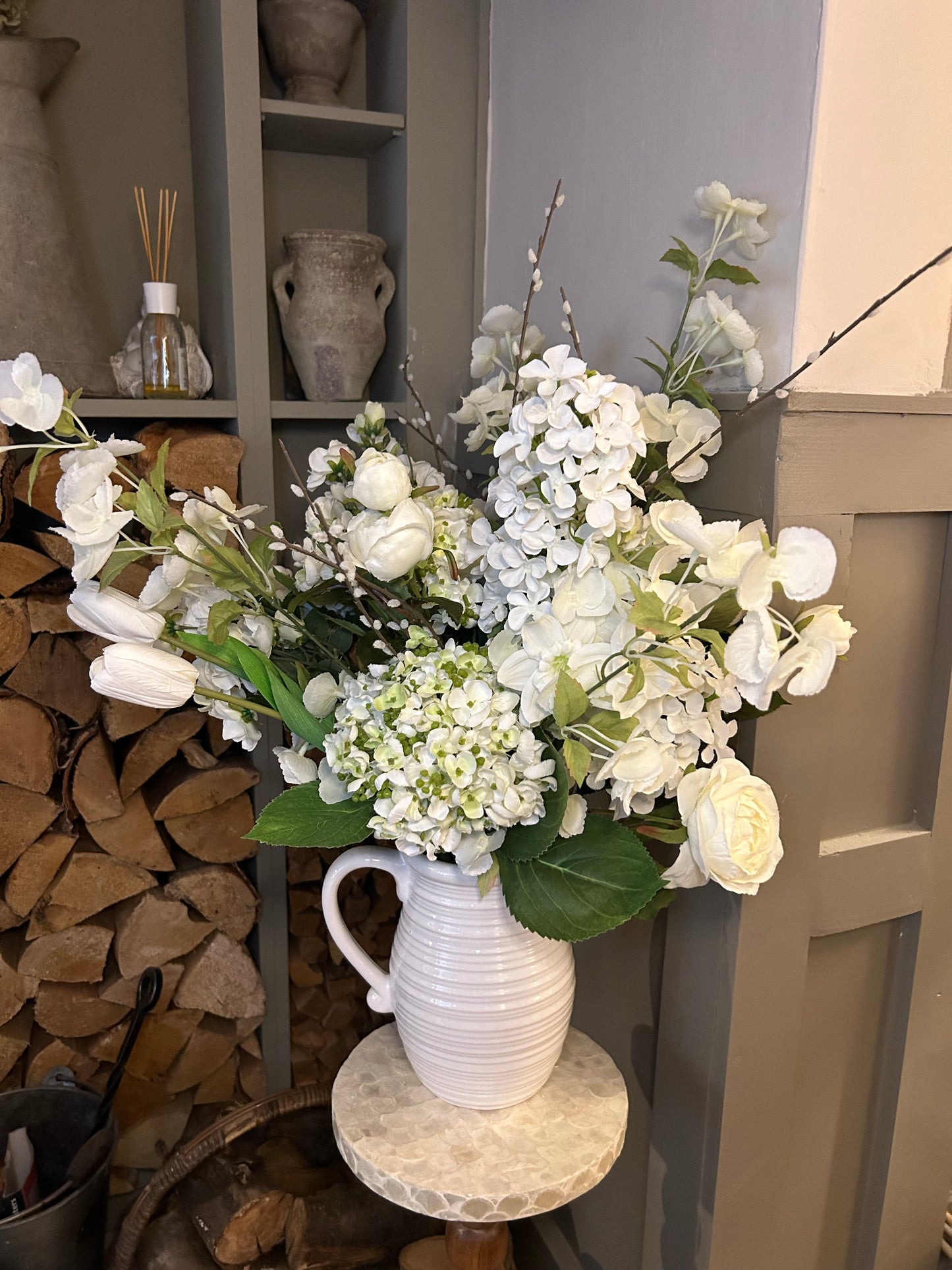 “TILLY” NEW Spring summer bouquet with jug vase & free P&P low stock
