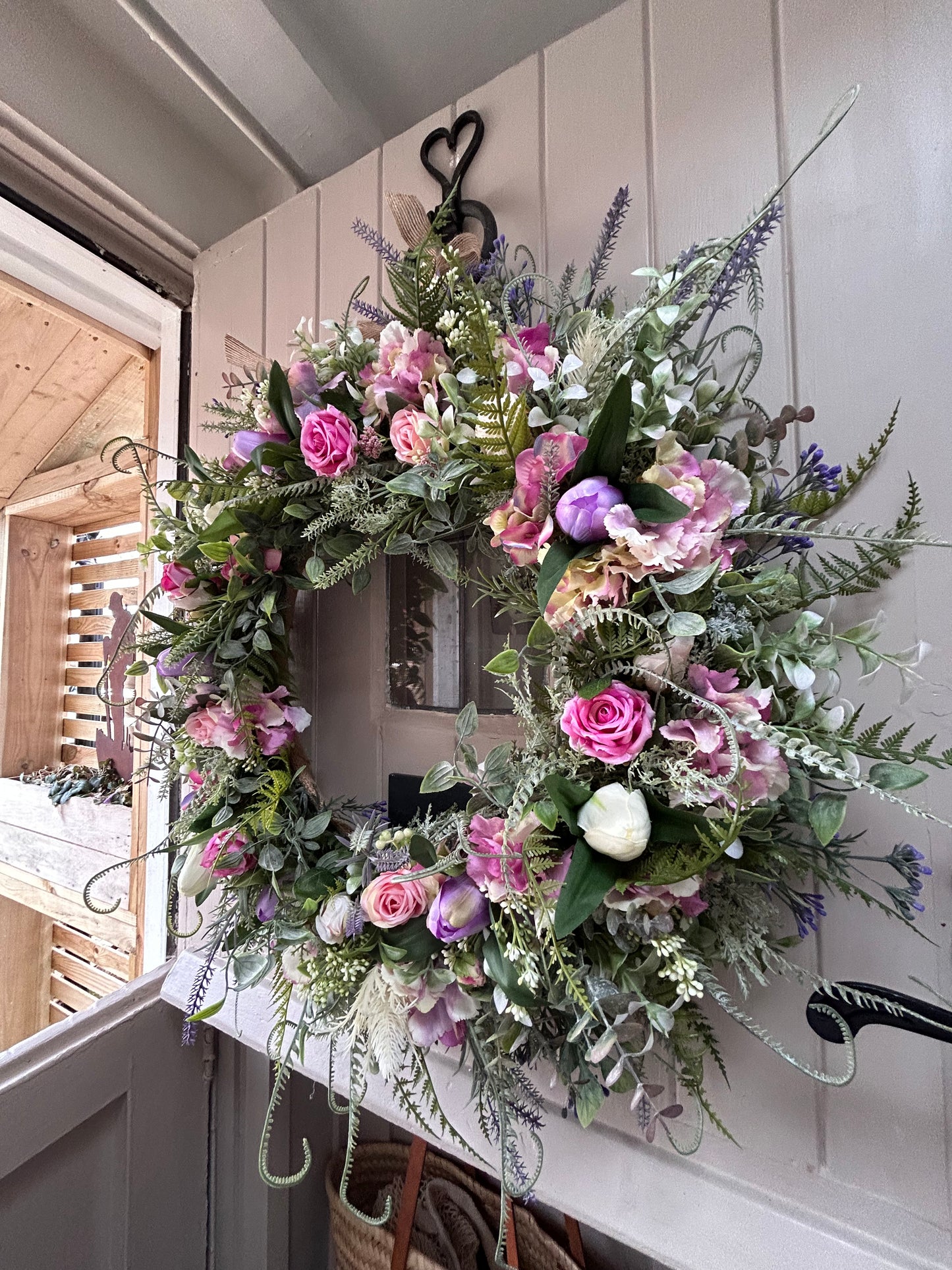 “KYLIE” faux wreath (FREE P&P)