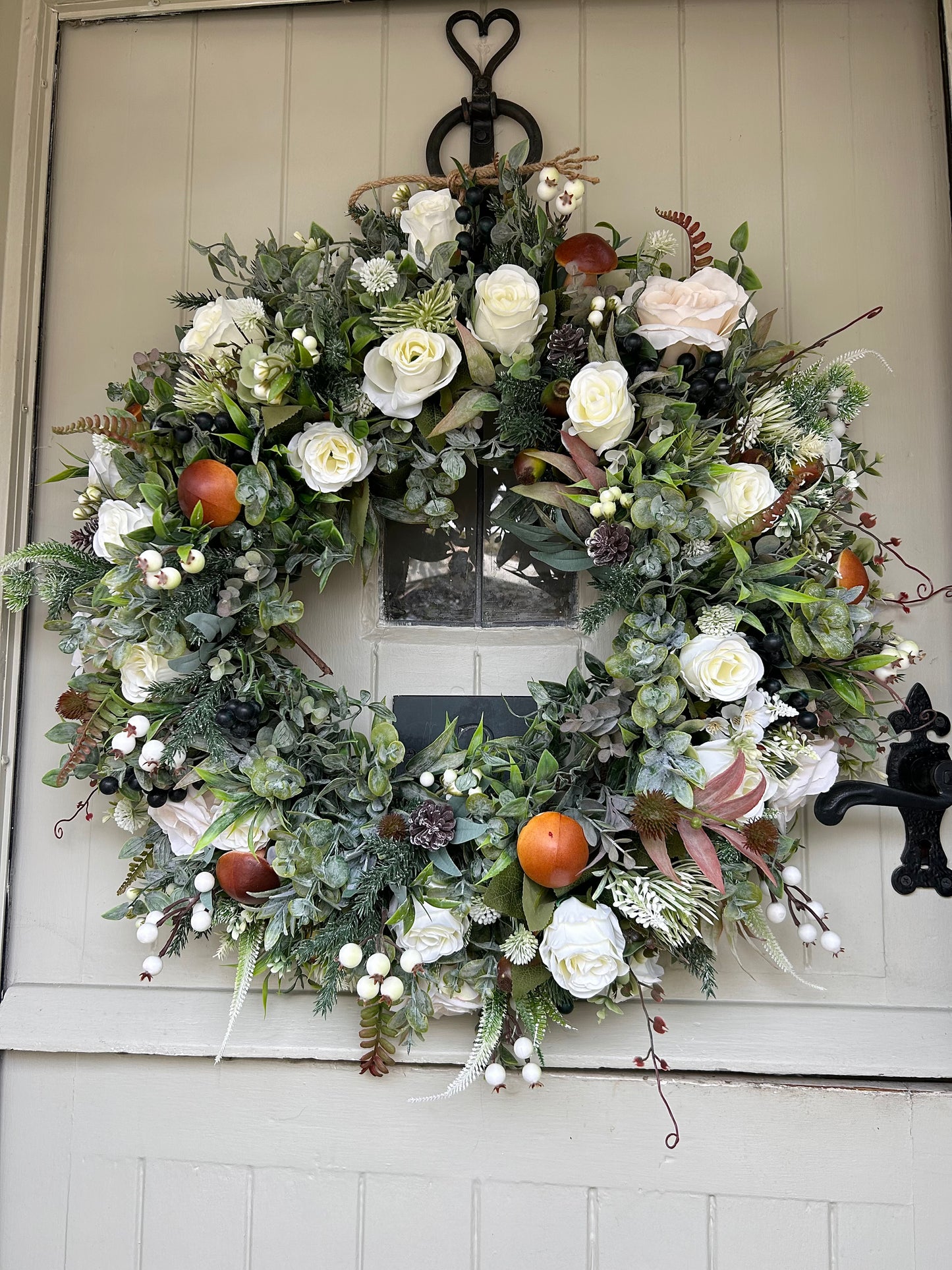 “ASHLEY” ARTIFICIAL wreath (FREE P&P)