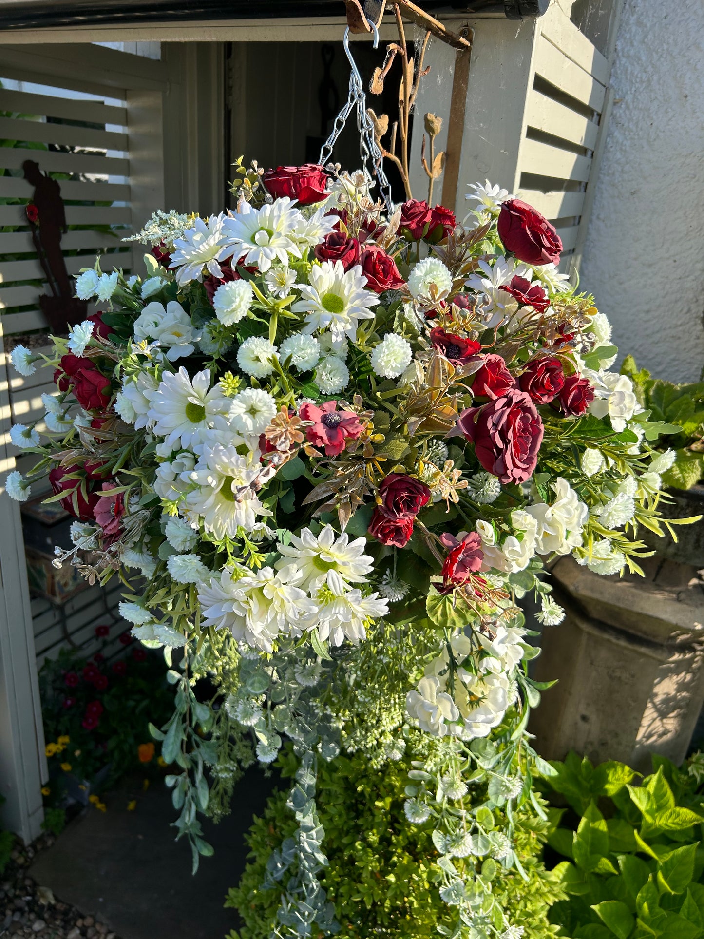 “MAY” Luxury artificial hanging basket (FREE P&P)