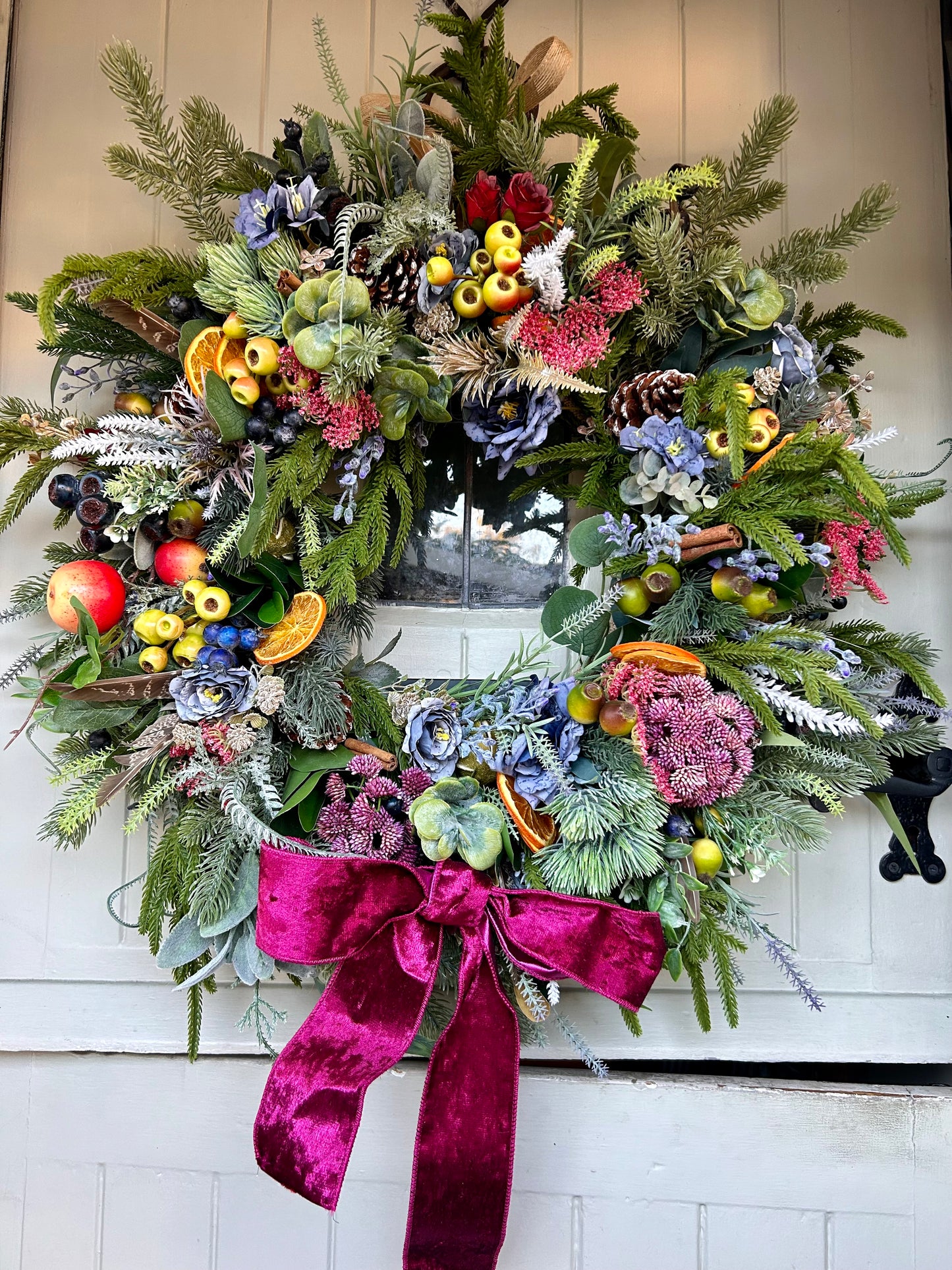 “FLORENCE” Christmas wreath (FREE P&P)