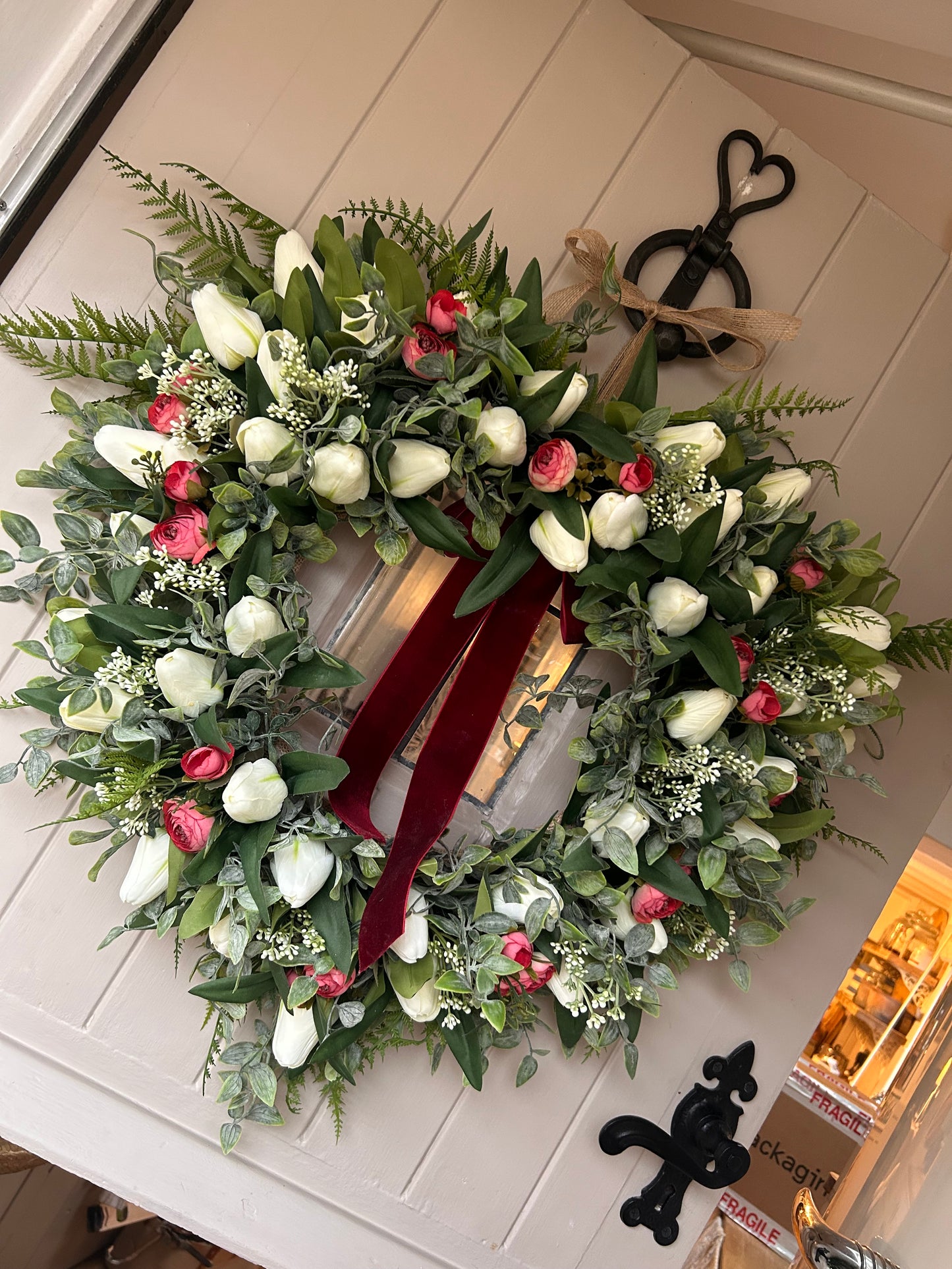 “BEA” faux wreath (FREE P&P