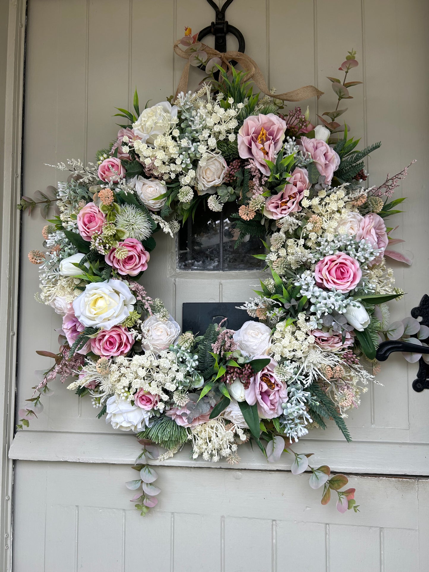“JESSY” faux wreath (FREE P&P)