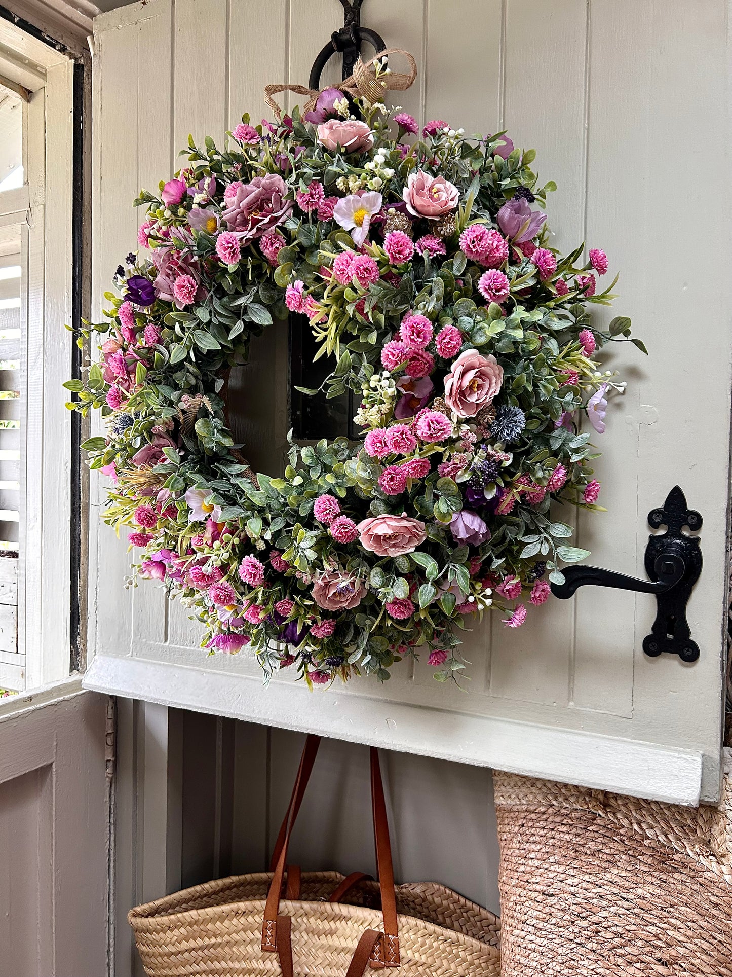 “SOPHIE” faux wreath (FREE P&P)