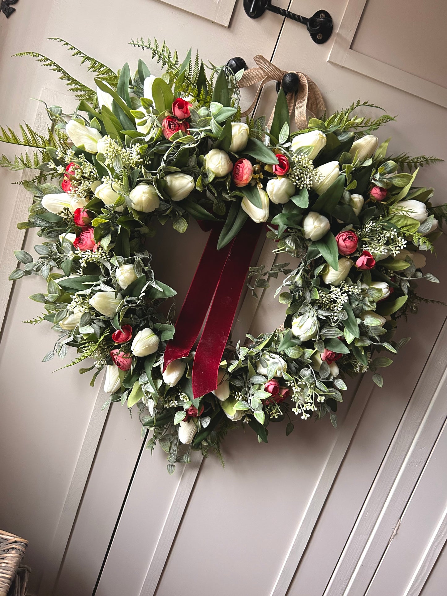 “BEA” faux wreath (FREE P&P