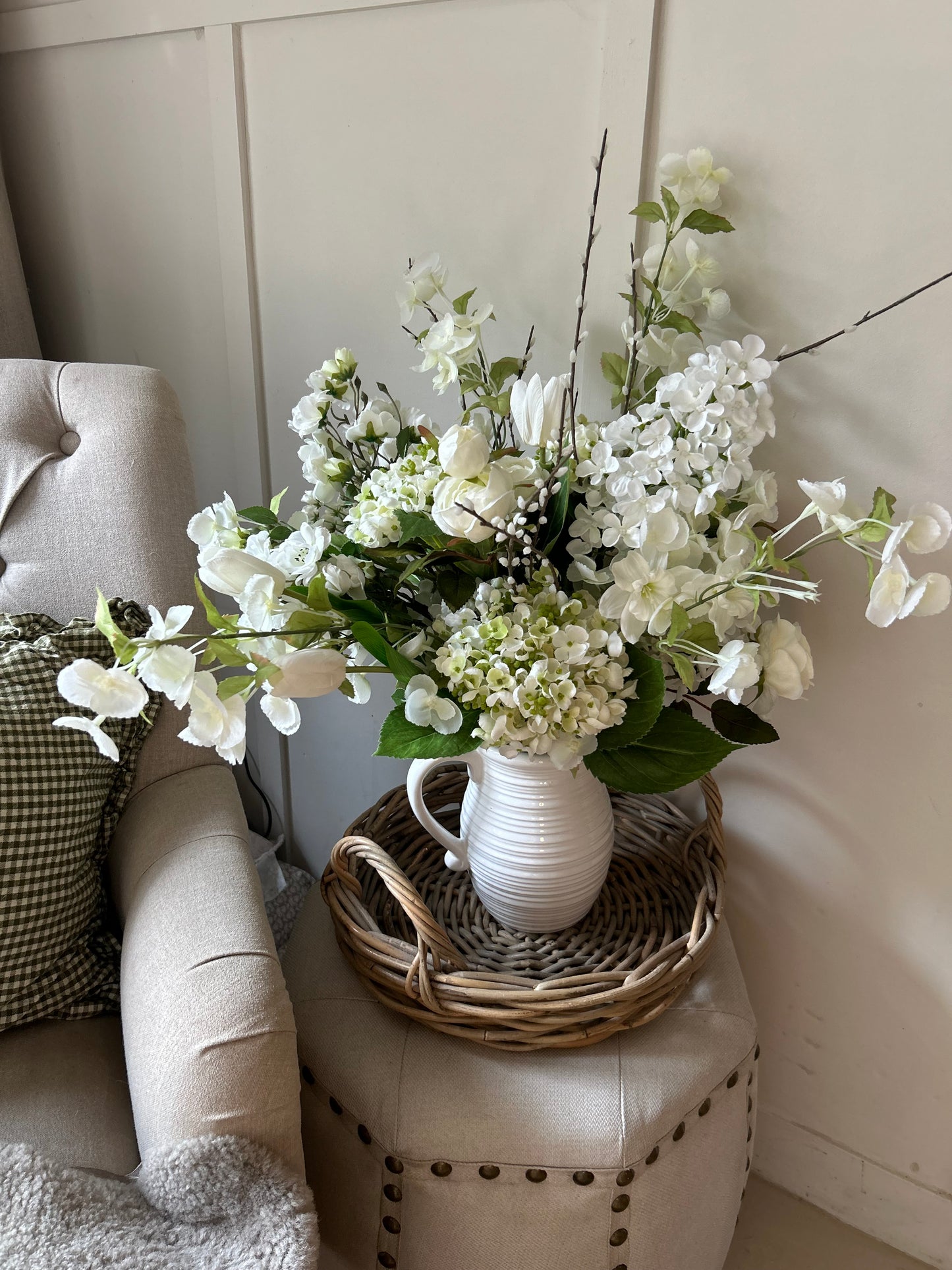 “TILLY” NEW Spring summer bouquet with jug vase & free P&P low stock